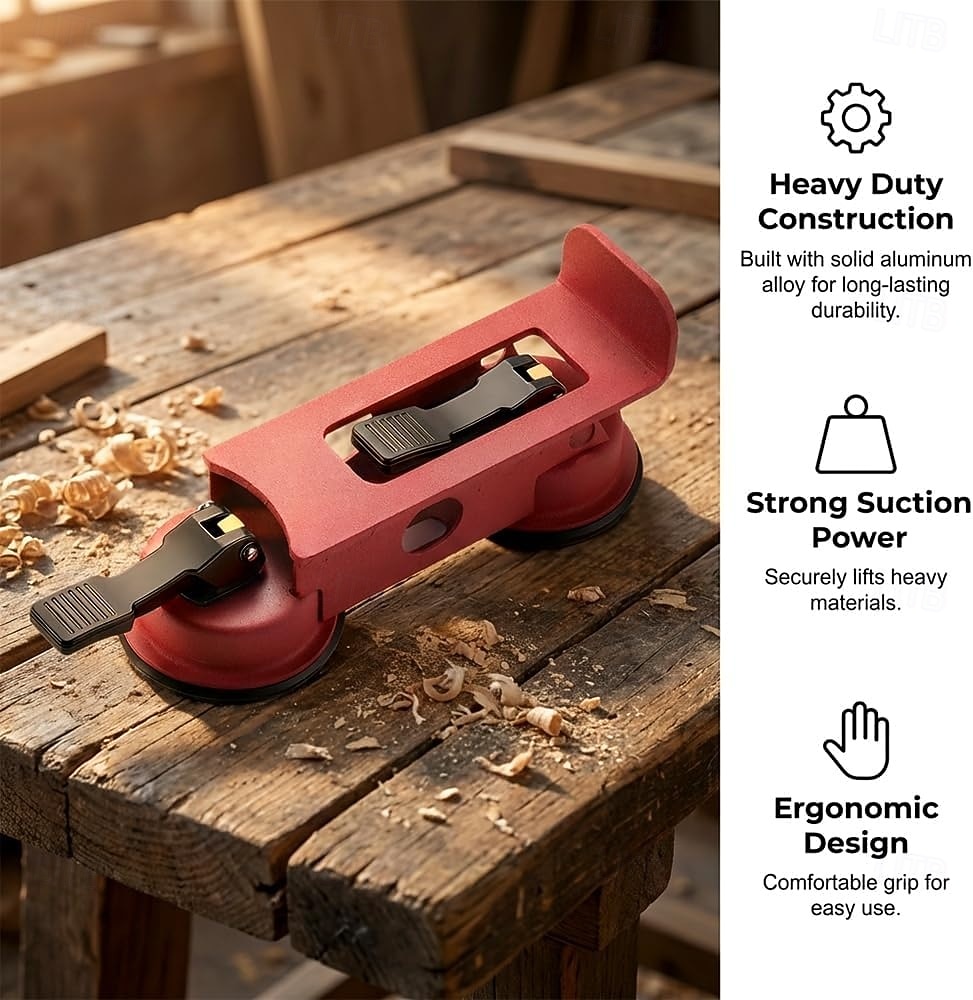 Floor Suction Cup Tool, Adjustable Height Floor Gap Fixer Tool, Carbon Steel Floor Suction Cup Tool With Rubber Pad, Heavy-Duty Laminate Flooring Tools For Wood And Vinyl Planks For Home DIY 2026 - $22.99 –P5