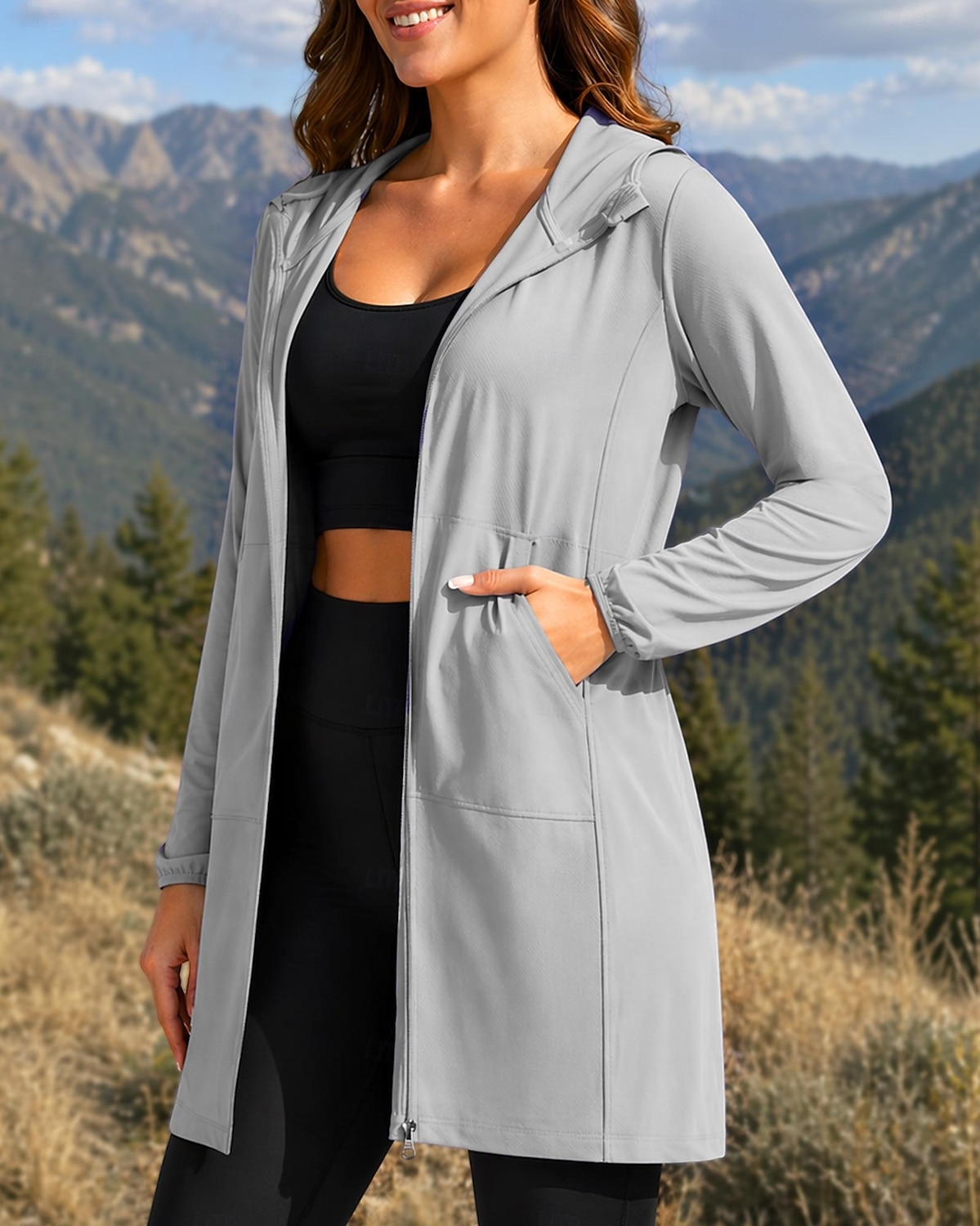 Mulheres Jaqueta Corta-Vento Jaqueta Softshell Jaqueta de Trilha Ao ar livre Proteção Solar Secagem Rápida Leve Respirável Roupas de caminhada Roupas de caminhada Verão Primavera Jaqueta Alpinismo de 2026 por $28.99 –P5