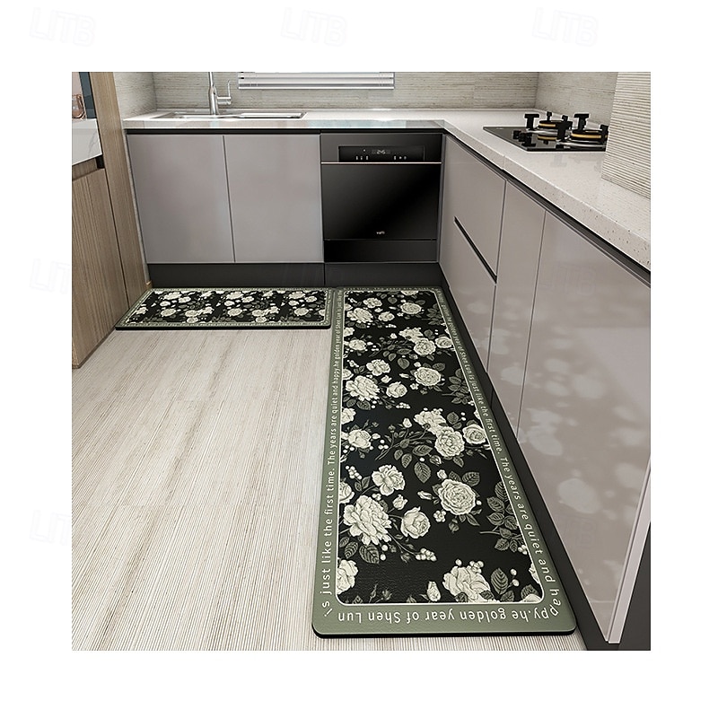 Keukenloper in Amerikaanse stijl, absorberend, oliebestendig, antislip, vuilafstotend en gemakkelijk schoon te maken, gemaakt van diatomeeënaarde. 2026 - $6.99 –P2