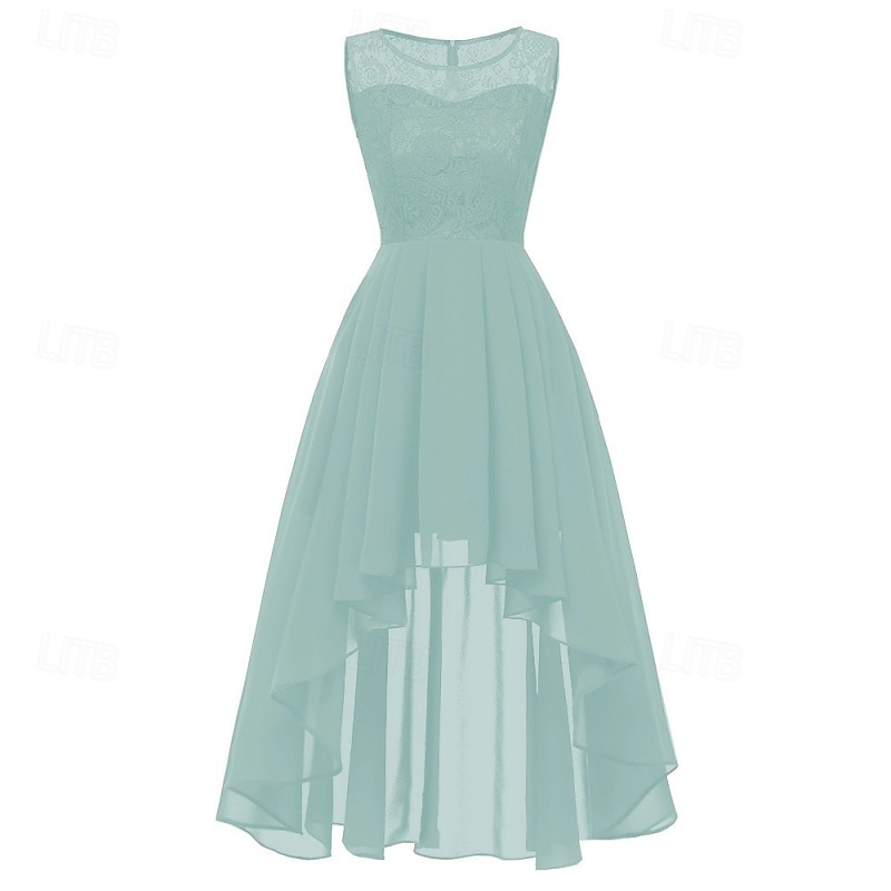 Dame Lang kjole Maxikjole Chiffonkjoler Blonde kjole Uformell kjole Elegant Mote Moderne utendørs Feriereise Ut på byen Normal عادي Ermeløs V-hals Blå Rosa Navyblå Sommer Vår 2026 - $37.99 –P6