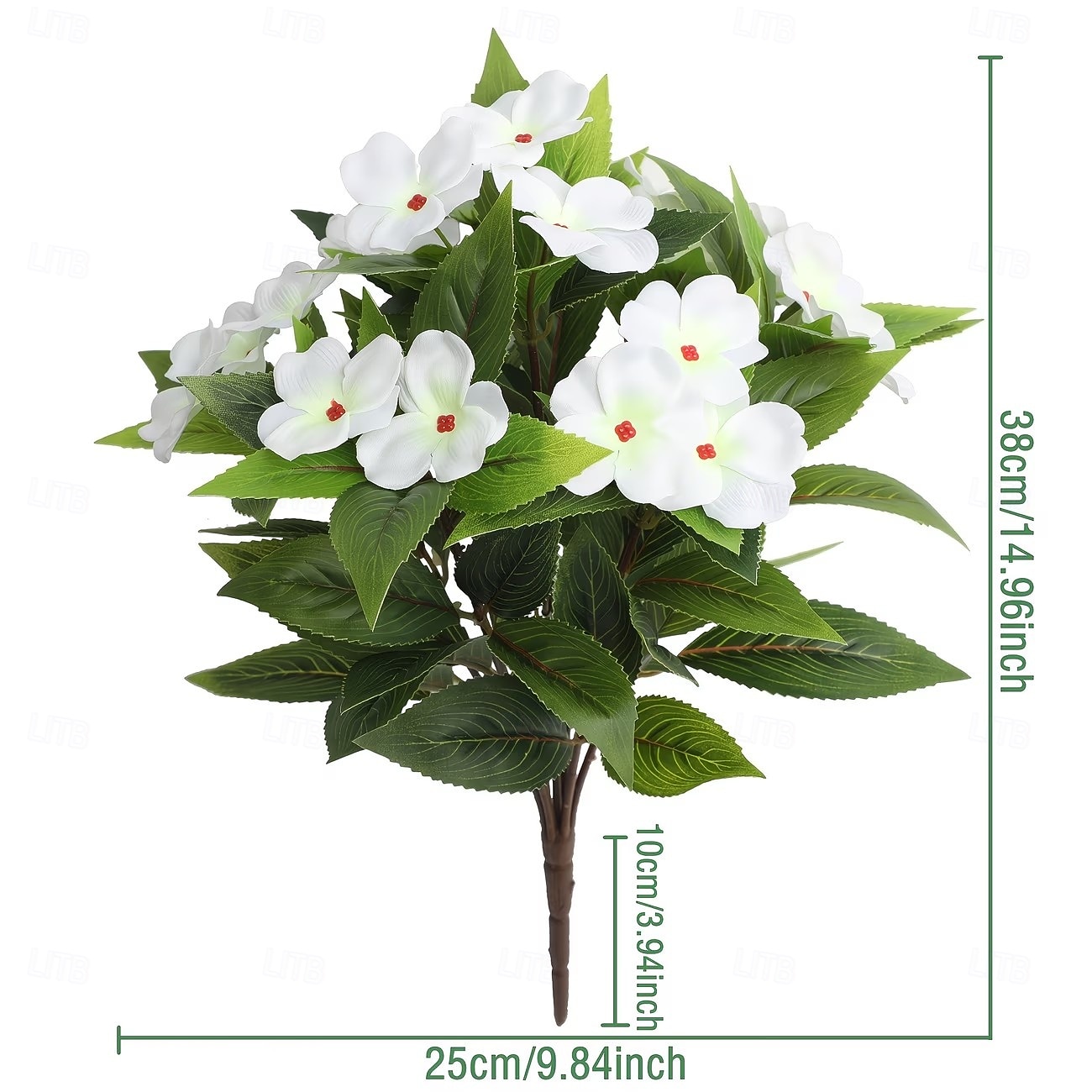 2026年 インパチェンスの造花2個セット、マルチカラーの造花鉢植え、中庭やバルコニー用の高品質装飾品、長持ちする造花、家庭や屋外の景観  コレクション – $17.49 –P5