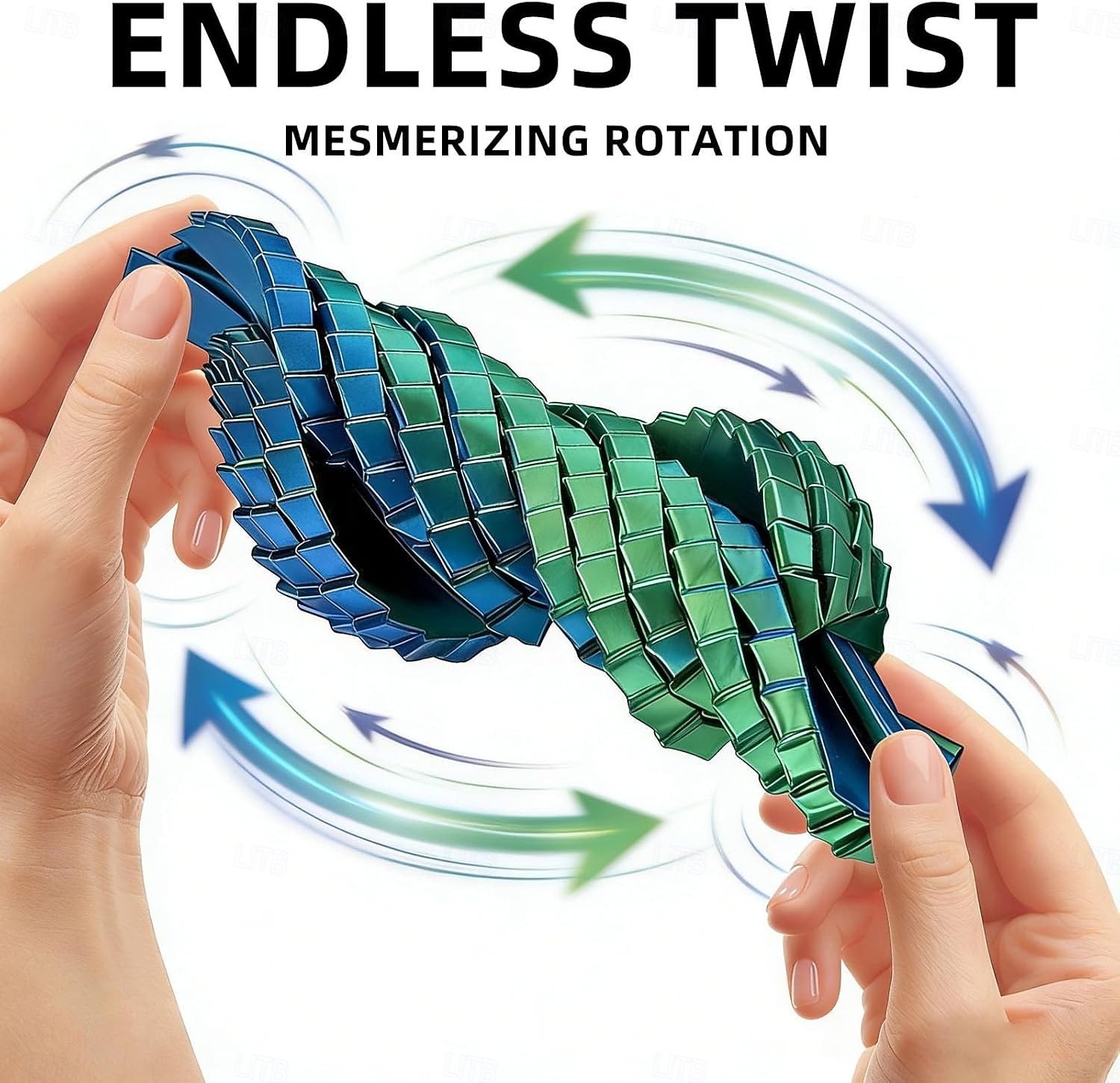 بيضة تململ مطبوعة بتقنية ثلاثية الأبعاد، لعبة انزلاقية لتخفيف التوتر، بيضة تململ ملتوية لعيد الفصح للبالغين، ألعاب تململ صغيرة منزلقة لحشو سلال عيد الفصح، أحجية دوارة لتخفيف التوتر 2026 - $9.99 –P8