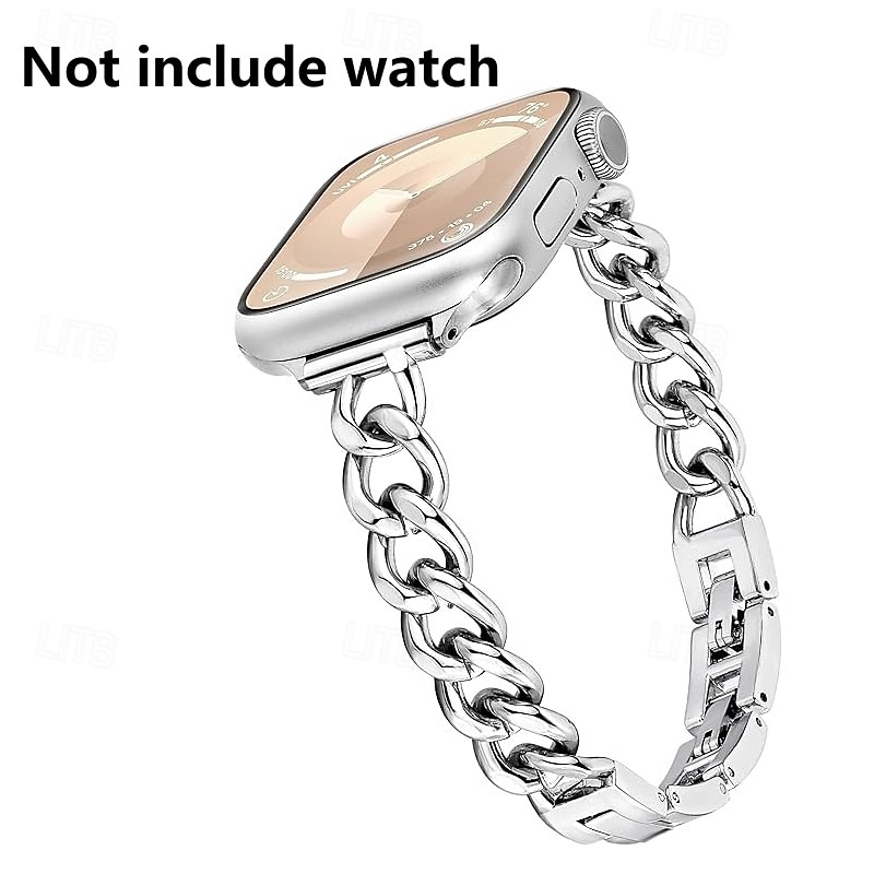 Modern Buckle Compatible with Apple Watch band 38mm 40mm 41mm 42mm 44mm 45mm 46mm 49mm Metal Clasp Adjustable Alloy Strap Replacement Wristband for iwatch Ultra 3 2 Series 11 10 9 8 7 SE 6 5 4 3 2 1 2026 - $13.99 –P11