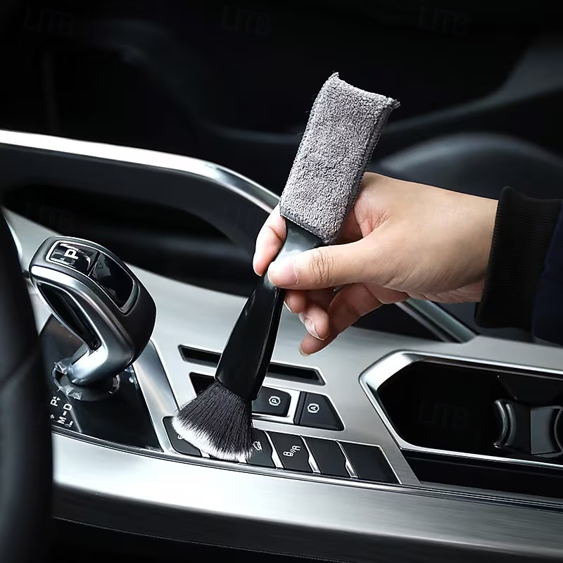 2 Sets Car Interior Detailing Brush Set, Soft Bristle Dusting Brush & Dual-Ended Air Vent Cleaner Tool, Professional Car Cleaning Kit for Dashboard, AC Outlet, Console, Gaps, Scratch-Free 2026 - $9.74 –P3