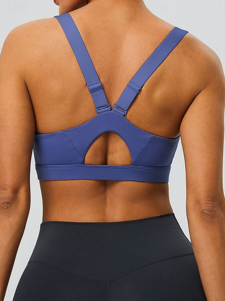 Mujer Camisetas sin mangas para hacer ejercicio Sujetadores de Deporte Cuchara Ropa Interior / Prenda Interior Absorción de impacto Tamaño Ajustable Ligero Inalámbrico Acolchado Color sólido Deporte 2026 - $21.99 –P9