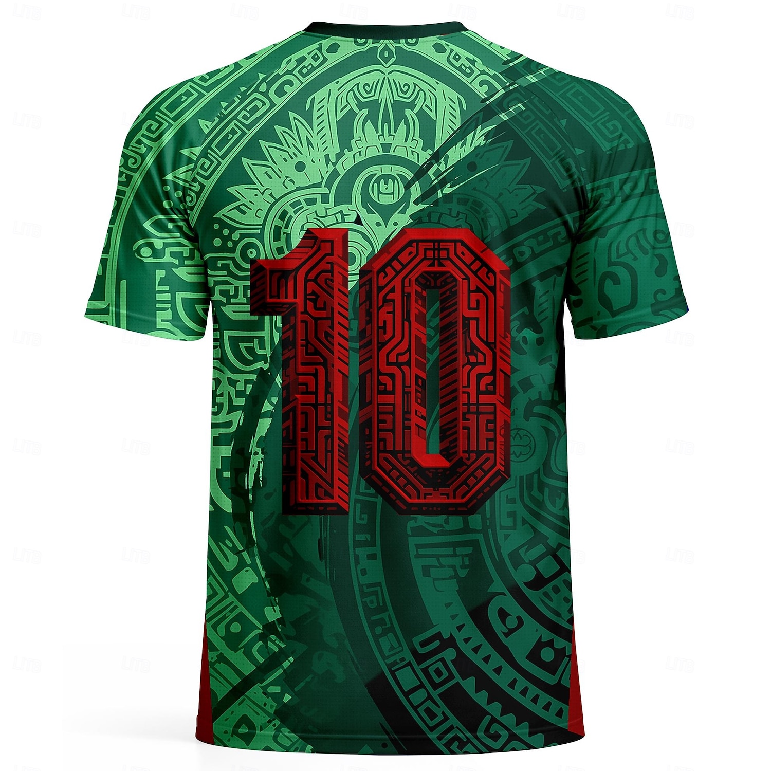 Herren Geometrisch Buchstaben & Zahlen Mexiko Fußball-Sommer Global Match Laufshirt Sommer Kurzarm UPF 50 Schnelltrocknend Atmungsaktiv Fitnessstudio Laufen Fitness Dunkelgrün Sportbekleidung 2026 - $18.99 –P4