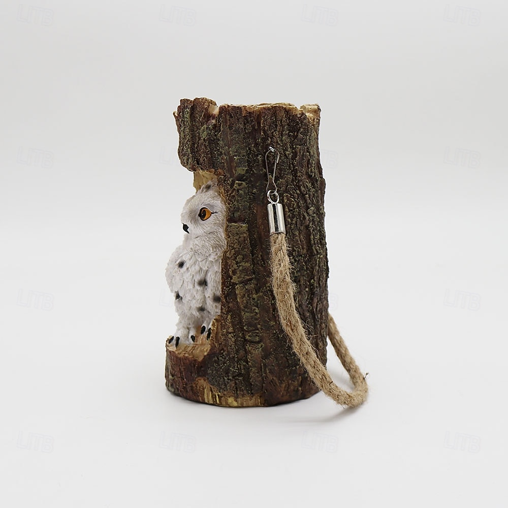 Outdoor Solar Waterproof Resin Animal Tree Stump Hanging Lanterns – Owl, Fox, Squirrel, Tree Hole, Santa Claus Decorative LED Lights for Garden, Yard, Lawn, Pathway, Patio – Ambient Landscape Lighting 2026 - $25.99 –P1