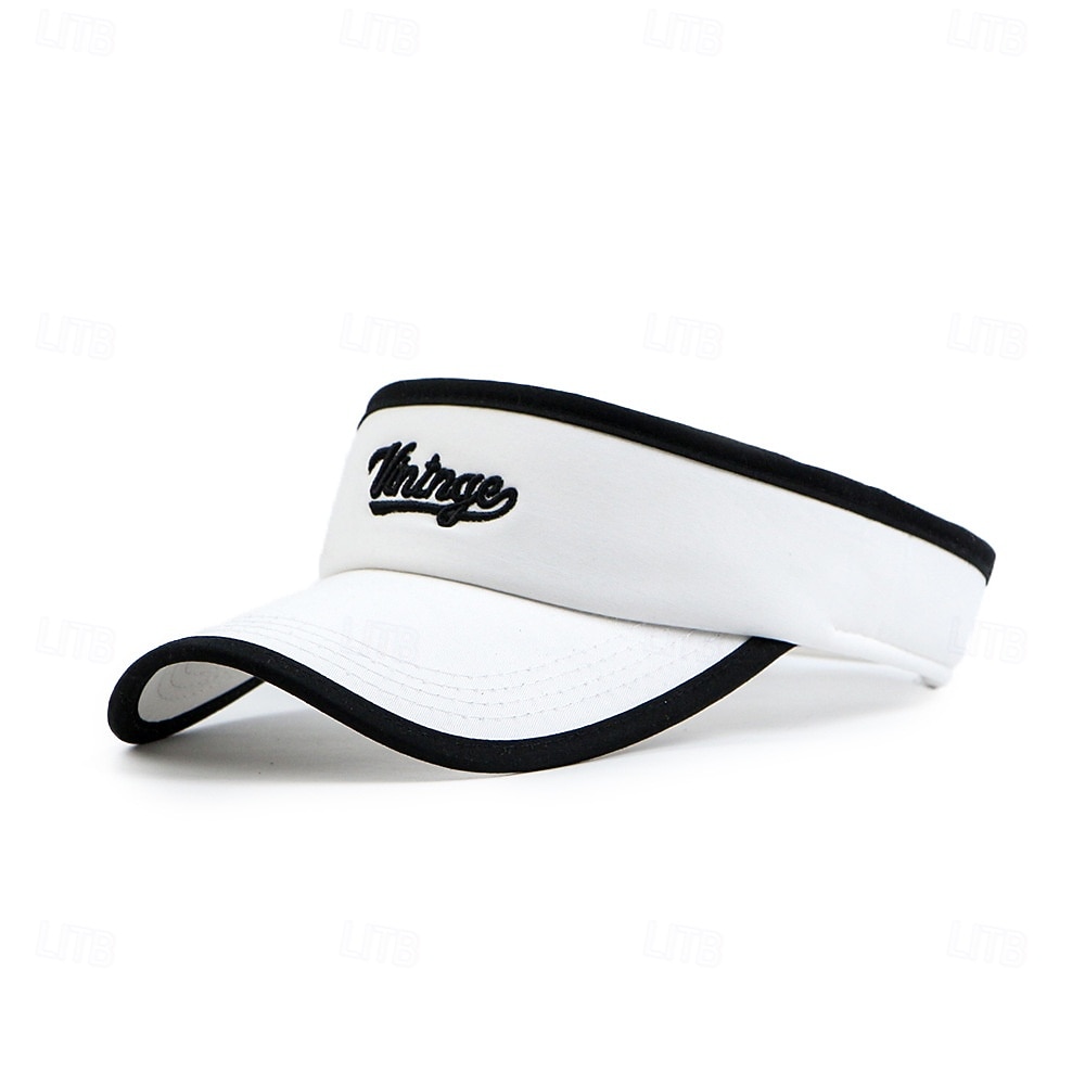 2026年 ベースボール・キャップ サンハット テニスキャップ 男女兼用(儿童不要选这个) キャップ ランニングキャップ パッチワーク 日焼け防止 吸汗性 高通気性 のために テニス 野球 ピクルスボール 夏 春 ブラック ホワイト ピンク  コレクション – zł48.09 –P2