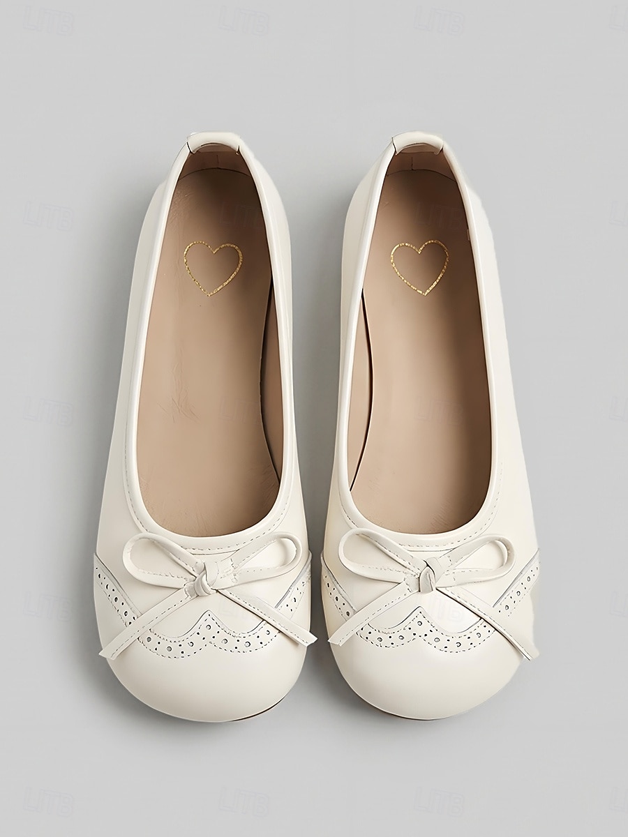 Women's Brown Wide-fit Bow Ballet Flats – Comfortable Soft Round-Toe Slip-On Shoes, Casual Faux Leather Non-Slip Flats for Cruise, Vacation & Everyday Wear 2026 - $24.99 –P5