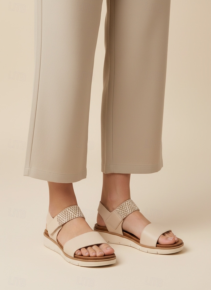Bequeme flache Sandalen für Damen – lässige offene Sommerschuhe mit verstellbarem Riemen, stylisches Boho-Design zum Spazierengehen und für Outdoor-Aktivitäten 2026 - $34.99 –P2