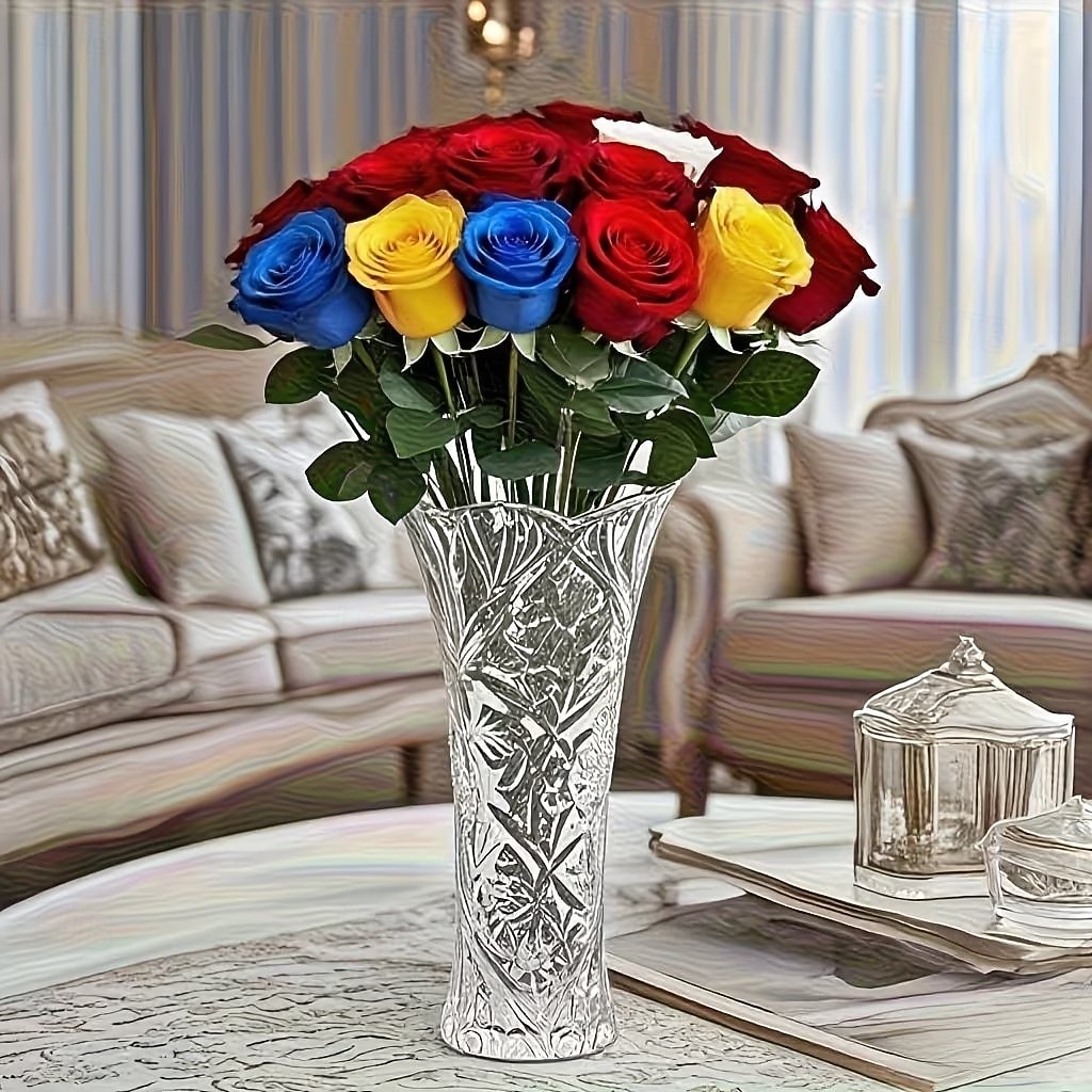 32pcs Lifelike Rose Artificial Flowers - UV-Resistant Fabric, Perfect for Potted Plants, Porches, and Patios, Suitable for July 4th Independence Day, Memorial Day Decorations, and Home Decor 2026 - $17.99 –P9