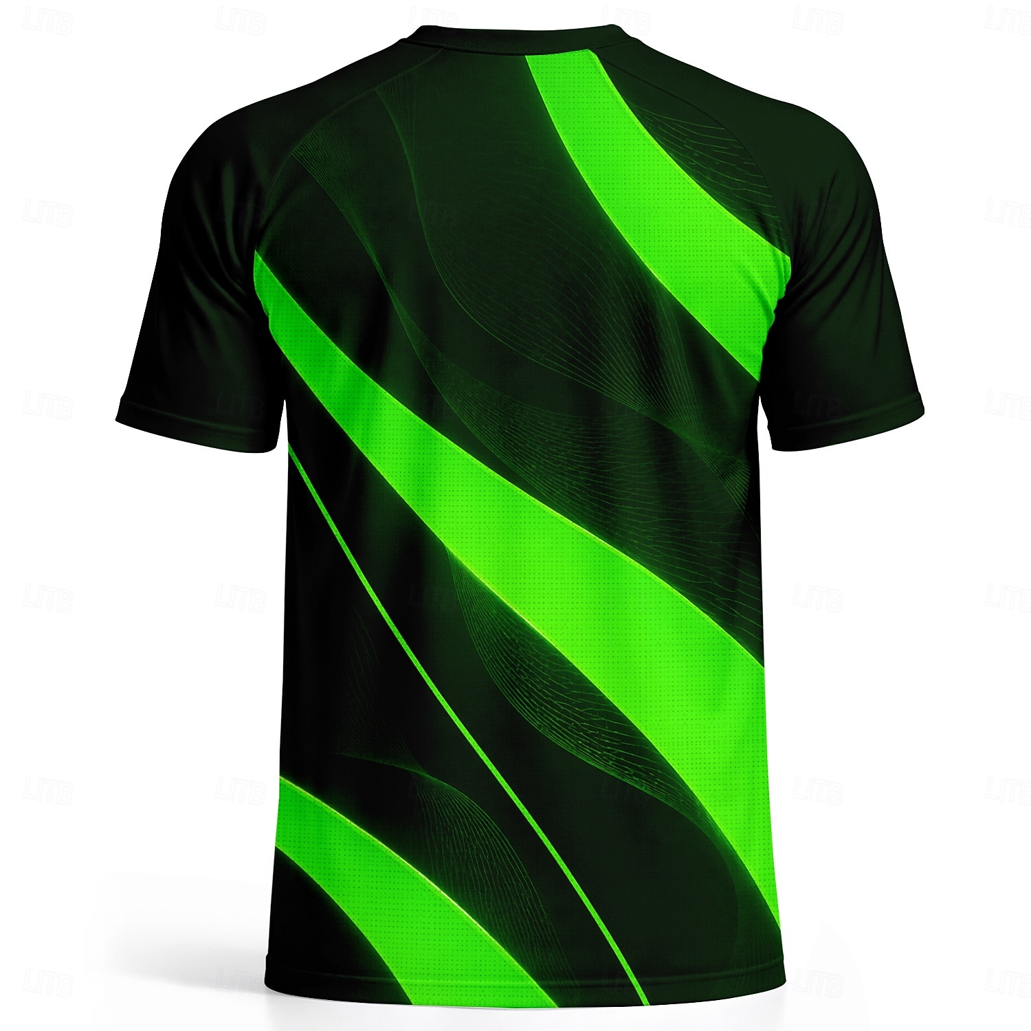 Herr Abstrakt Fotbollssommar Global matchning Tröjor T-shirt för jogging Sommar Färgblock Kortärmad UPF 50 Snabb tork Andningsfunktion casual Löpning Joggning Kondition Blå Gul Purpur Sportkläder 2026 - $18.99 –P3