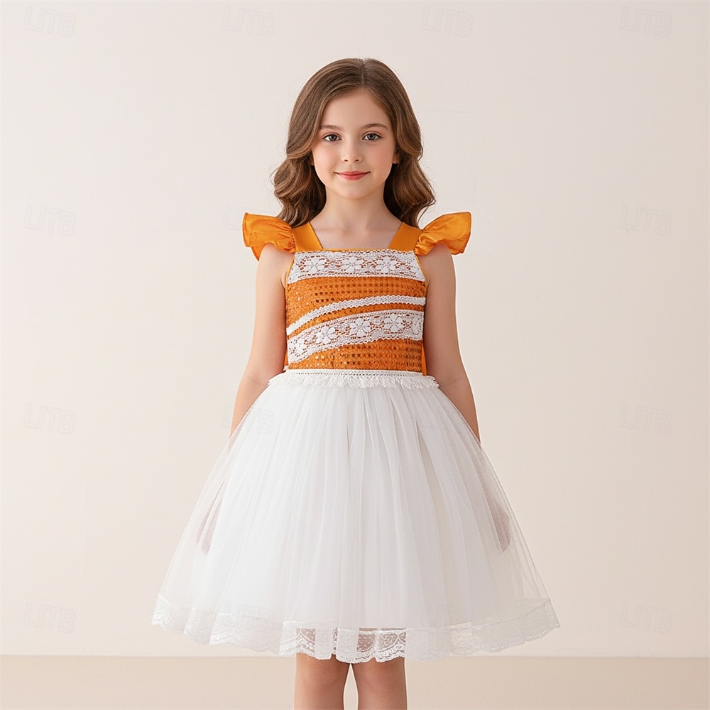 Sirenă Prințesă Rochii Costum Cosplay Ținute Film Modă Drăguţ Fuste de balet for Fete Pentru copii Halloween Mascaradă Zilnic Performanță Concediu 2026 - $29.99 –P1