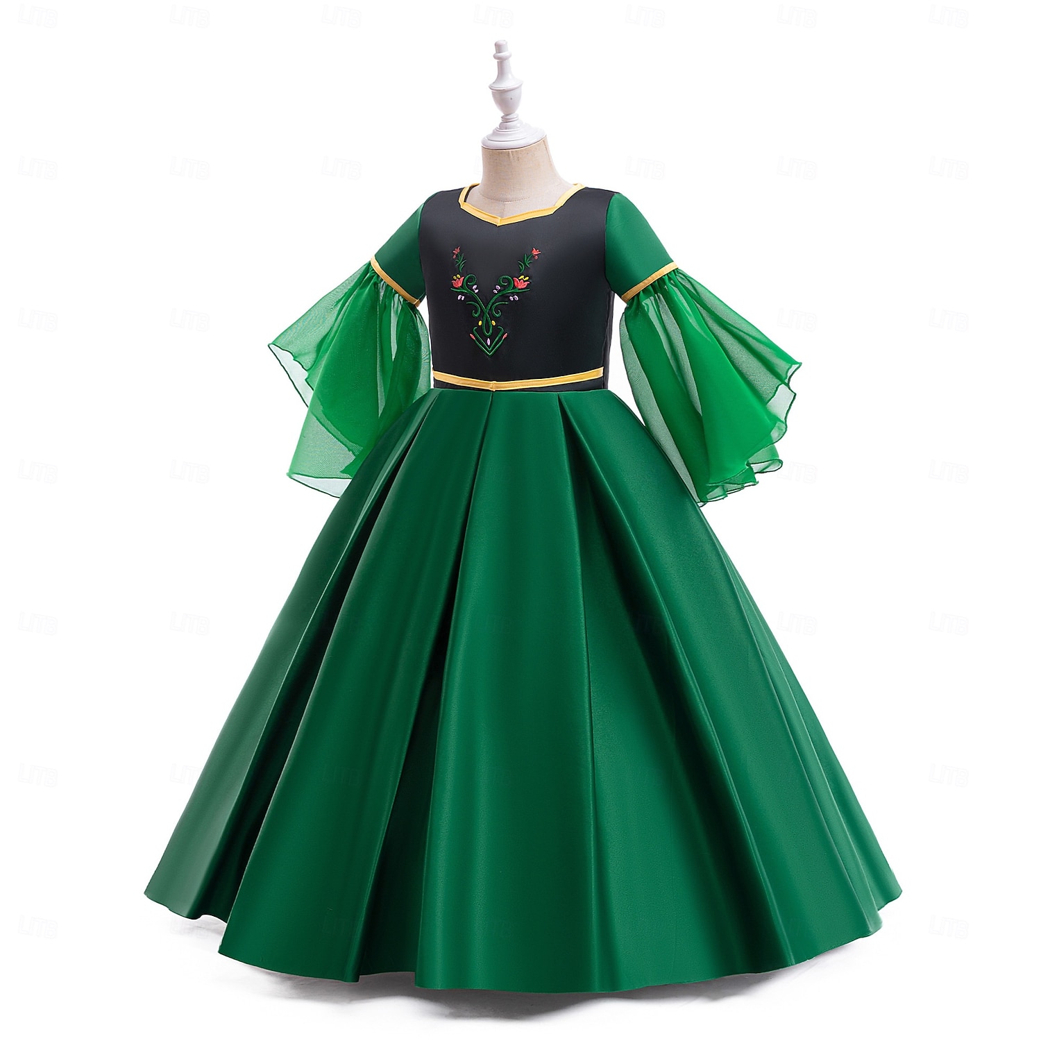 Monstrul Verde Prințesă Rochii Costum Cosplay Ținute Film Modă for Fete Pentru copii Mascaradă Zilnic Petrecere Comic Con 2026 - $38.99 –P4