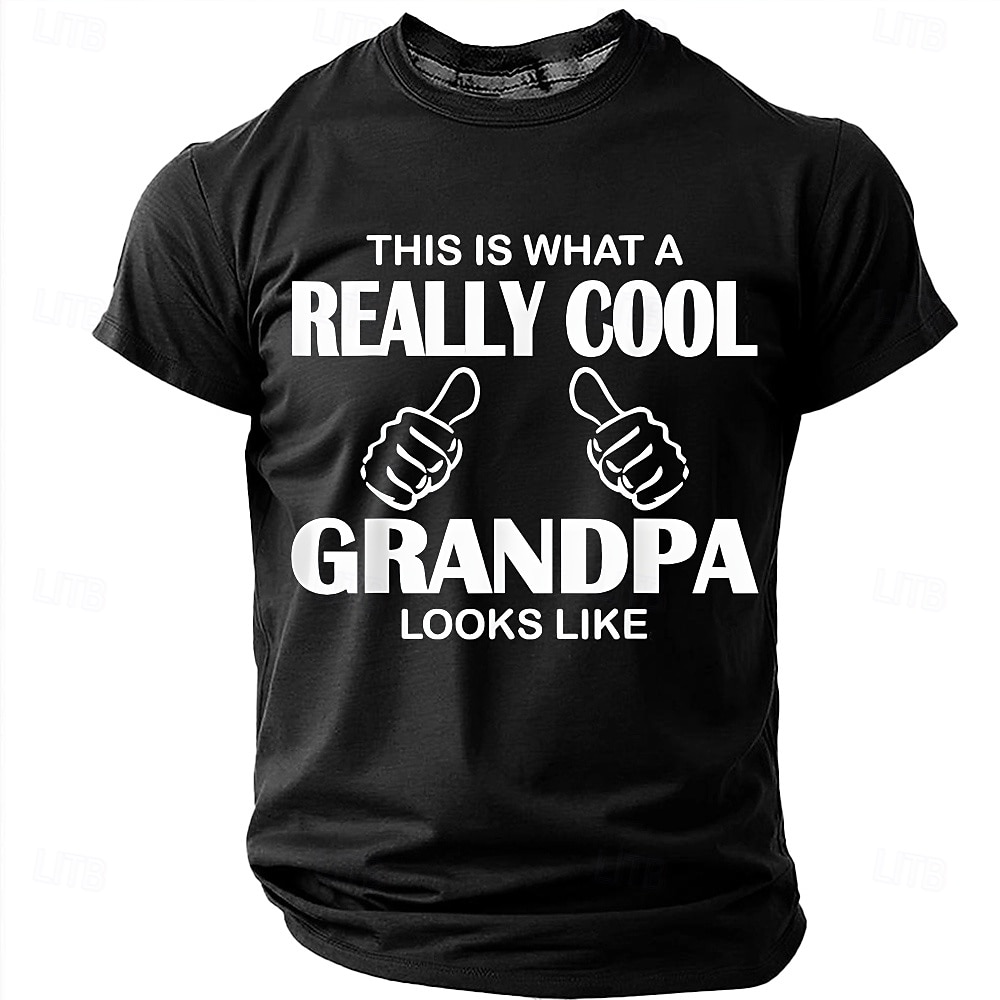 Ecco come appare un nonno davvero fantastico. Maglietta da uomo con stampa divertente e spiritosa, maniche corte, girocollo, casual, regalo, abbigliamento firmato, taglie S, M, L, XL, XXL. del 2026 a $9.99 –P2