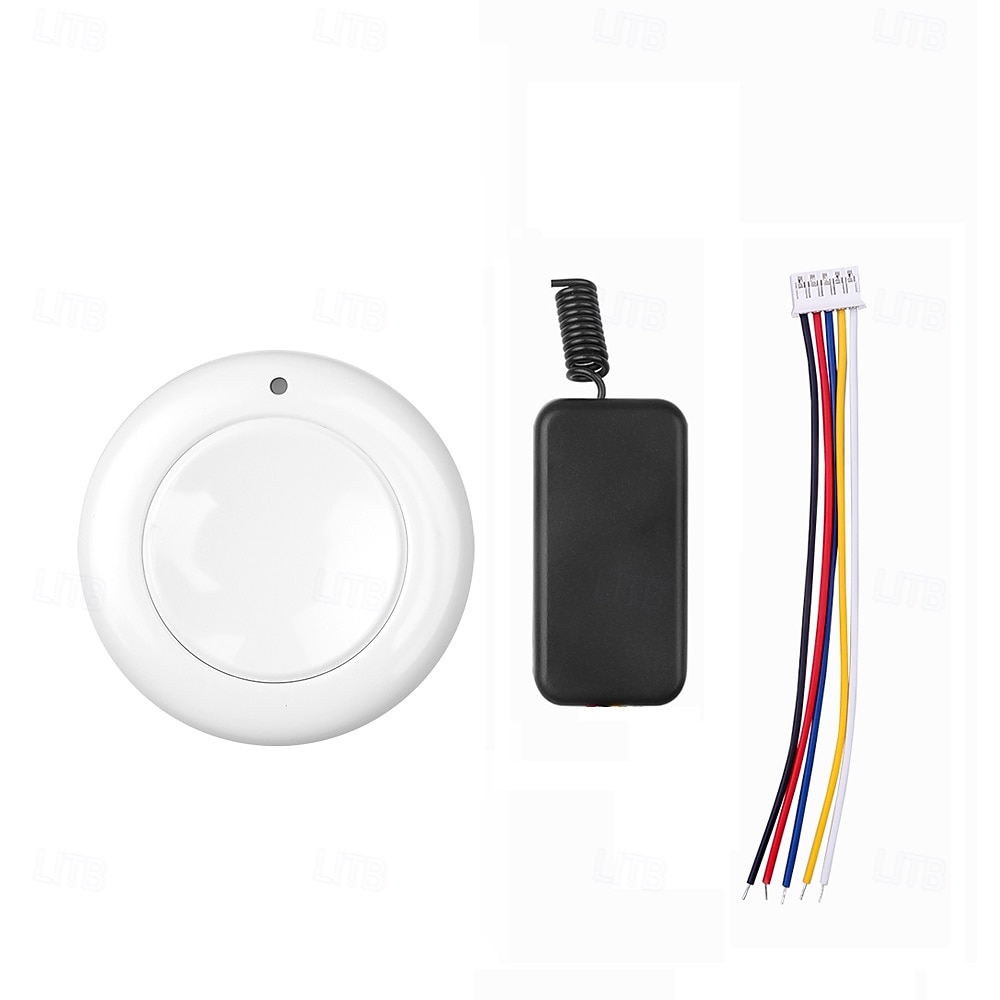 2026年 DC3.7V、5V、12V、1ch RFワイヤレスリモコンスイッチLED電源オン/オフ受信機学習コード送信機と受信機433MHz  コレクション – $18.99 –P1