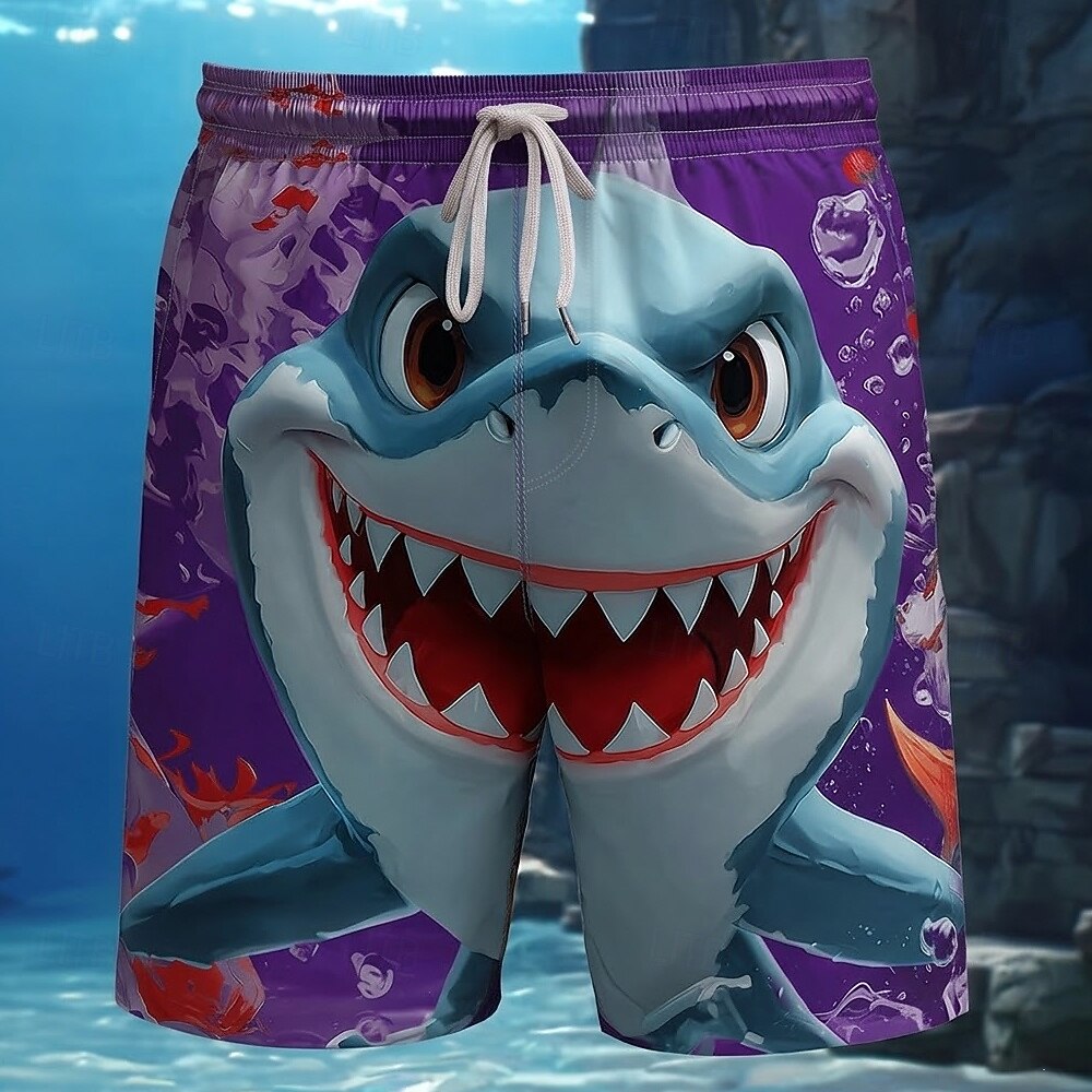 Per uomo Squalo Divertente animali dei cartoni animati Costumi da bagno Costumi da bagno Pantaloncini da bagno Pantaloncini da Surf Misura del girovita medio Hawaiano Vacanza al Mare Tasche Laterali del 2026 a $20.99 –P2