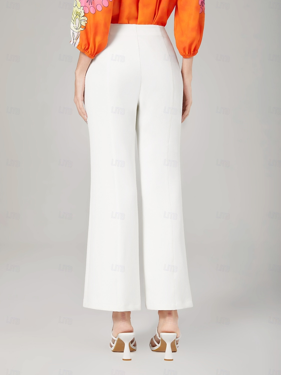 pantalon évasé court et élégant légèrement extensible de 2026 ? $79.99 –P2