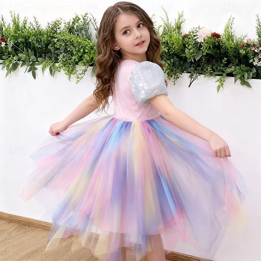 Princess Dress Cosplay Costume Outfits Movie Fashion Cute Tutus for Girls' Kid's Masquerade Daily Holiday Comic Con 2026 - $34.99 –P2