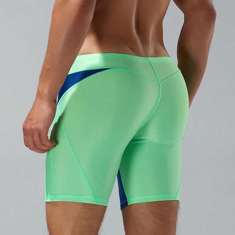 Men's Swim Shorts Swim Trunks Geometric Patchwork Quick Dry Elastic Breathable Swimwear Bottoms Surfing Water Sports Swimming Summer 2026 - $25.99 –P2