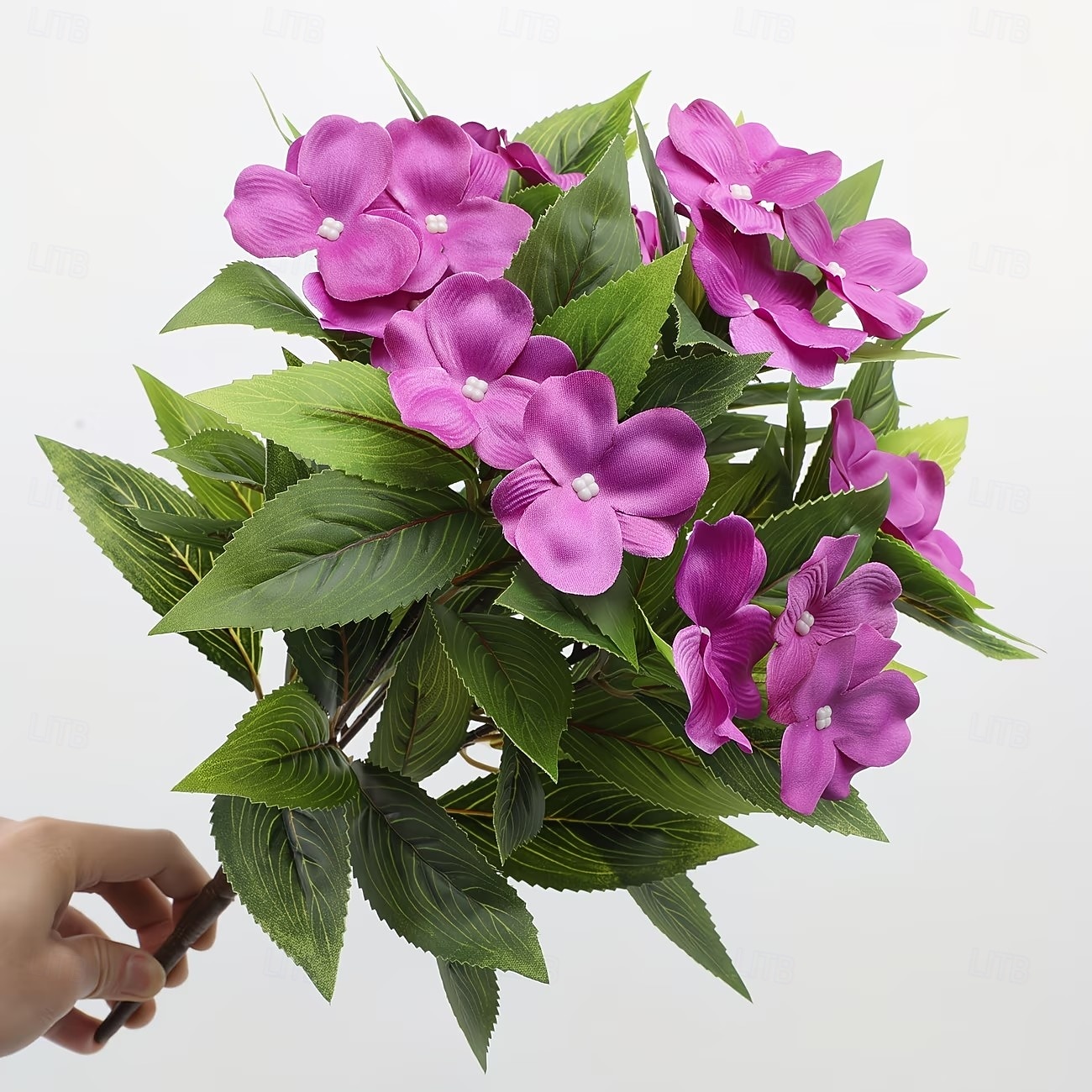2026年 インパチェンスの造花2個セット、マルチカラーの造花鉢植え、中庭やバルコニー用の高品質装飾品、長持ちする造花、家庭や屋外の景観  コレクション – $17.49 –P7