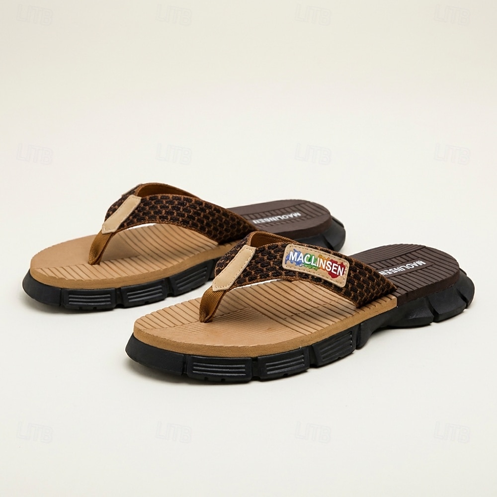Sandales marron pour homme, entre-doigts, tongs d'été décontractées, légères et confortables, idéales pour la plage, les vacances, les voyages, les loisirs de plein air et le quotidien par temps chaud. de 2026 ? $26.99 –P2
