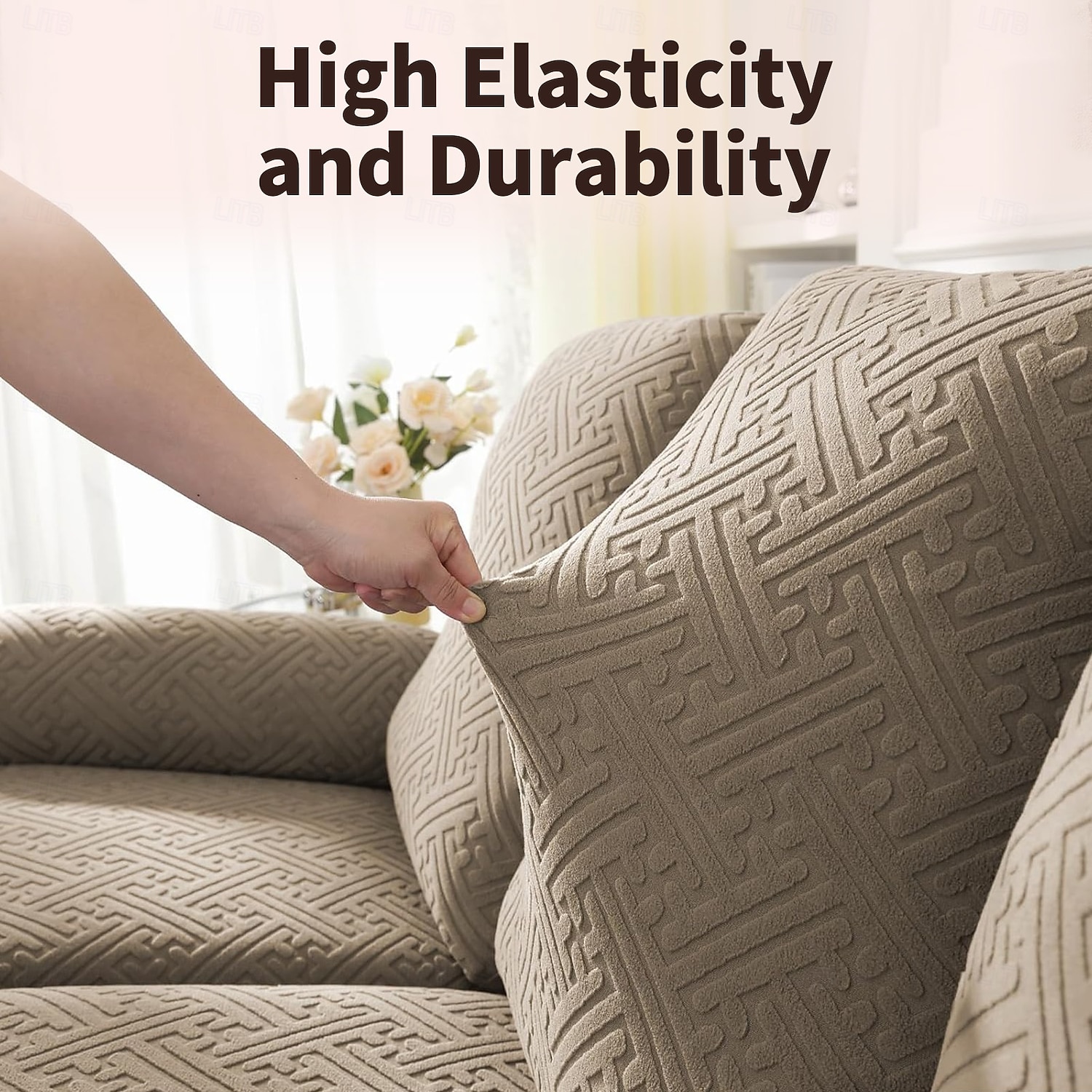 strečový potah na polohovací pohovku, protiskluzový potah na gauč, vhodný pro domácí mazlíčky, odolný proti poškrábání, pratelný chránič nábytku pro všechna roční období 2026 - $41.99 –P2