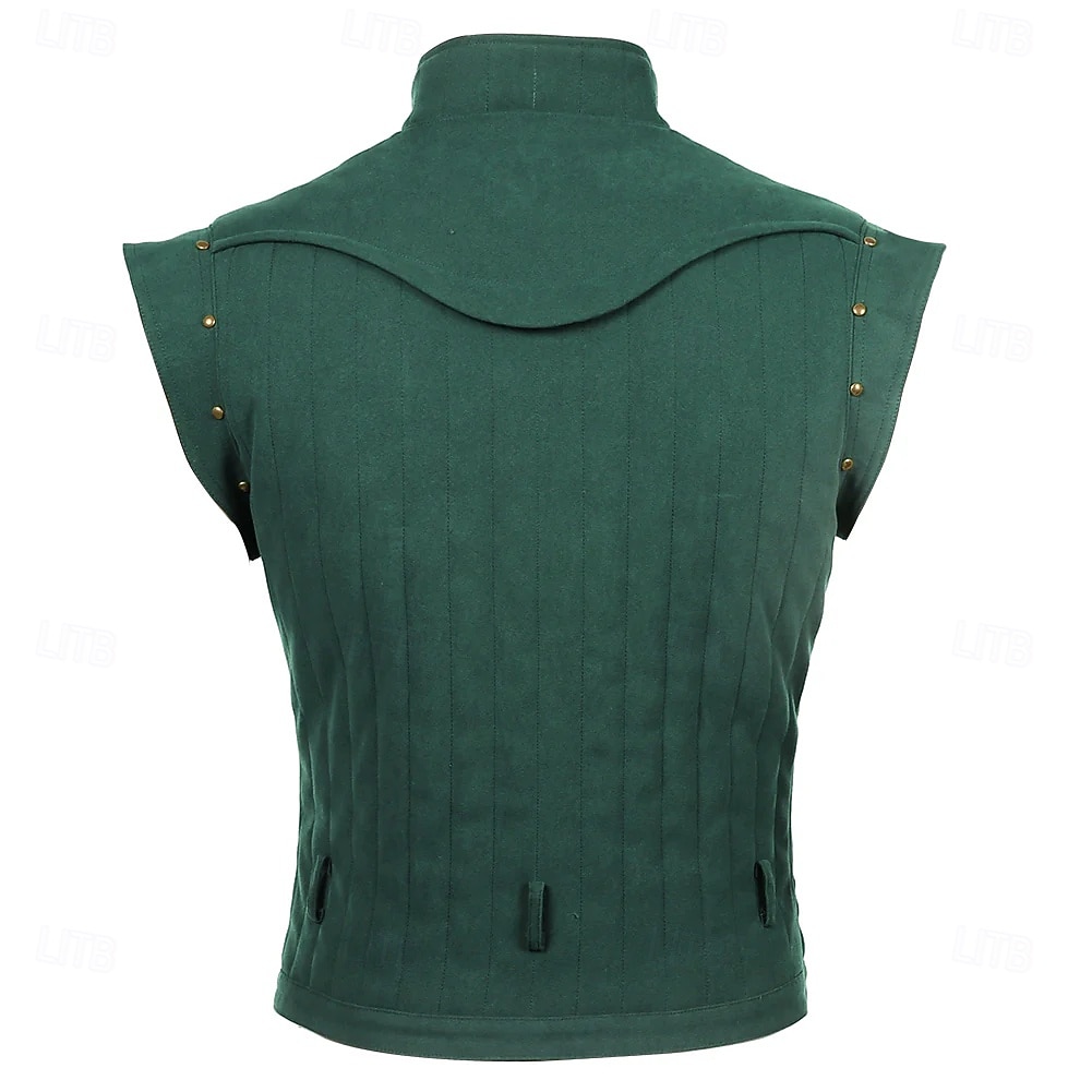 Medievale Rinascimento Gilet Elfo Ranger Costume Per uomo Fantasia Halloween Carnevale Mascherata Fiera Rinascimentale LARP Adulti Gilet Primavera & Estate del 2026 a $48.99 –P2