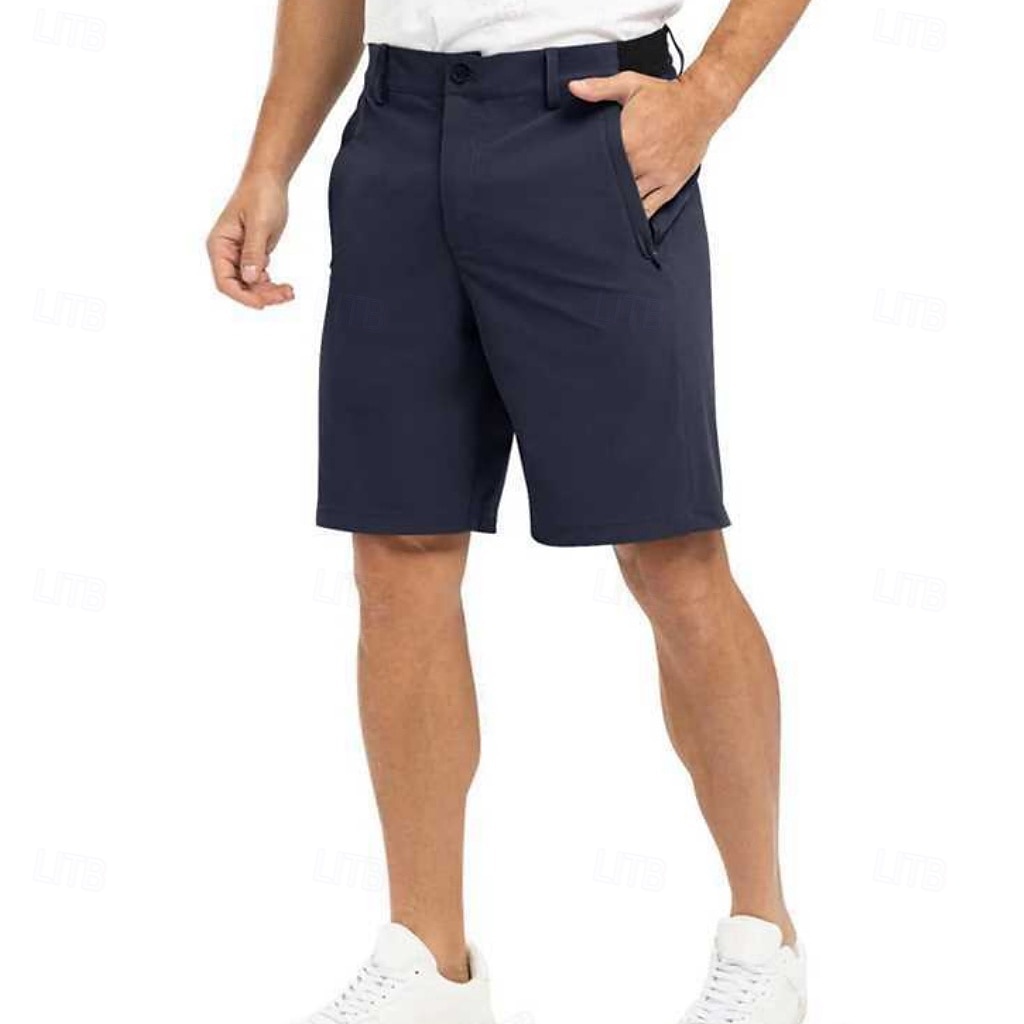 Hombre Pantalón corto pantalones cortos de vestir Empresa Pantalones cortos casuales Shorts de golf Bolsillo Plano Comodidad Transpirable Longitud de la rodilla Diario Exterior Negocio Moda Ropa de 2026 - $25.99 –P5