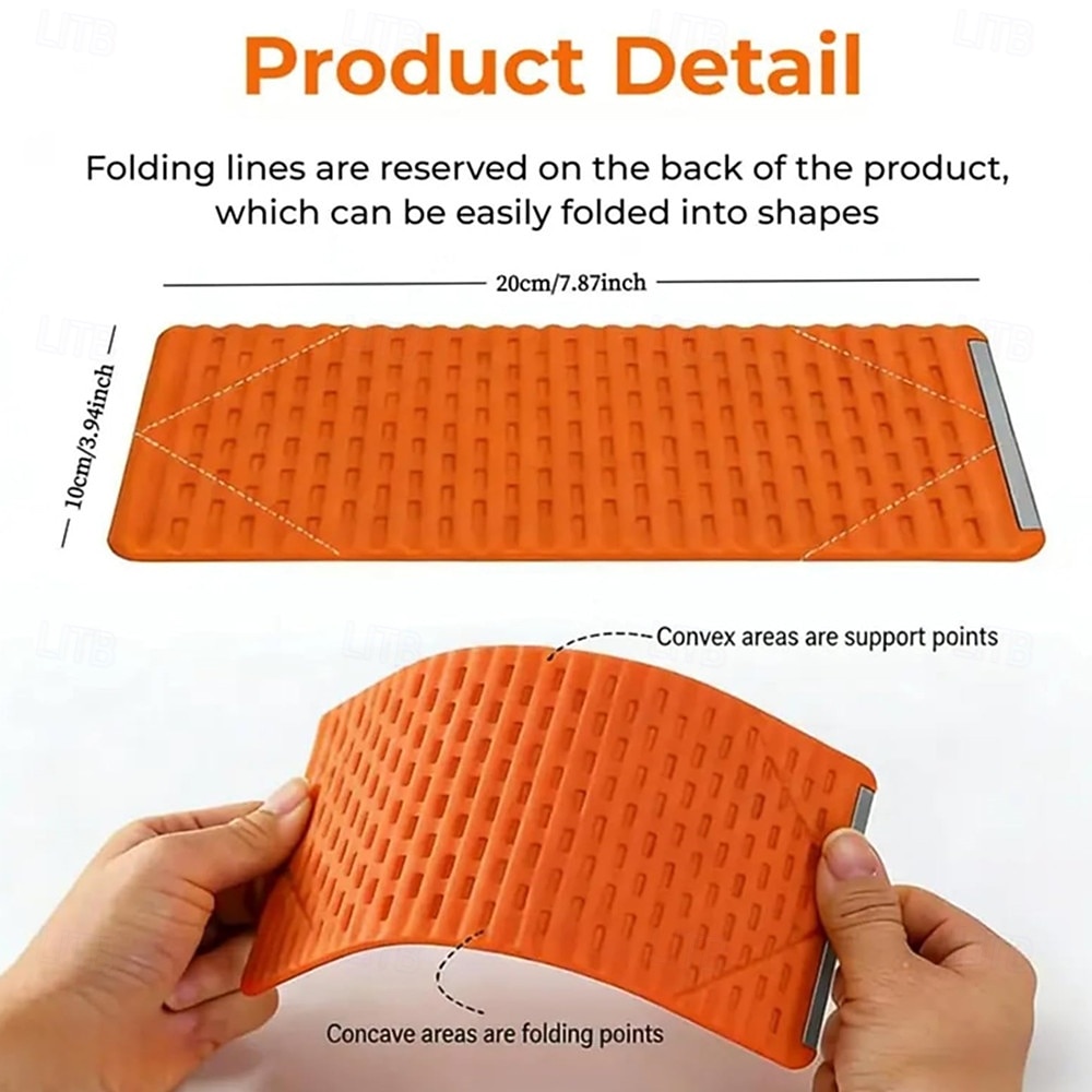 Portable Silicone Phone Stand for Travel, Compact Foldable Tablet Holder for Plane and Desk, Flexible Non-Slip Mobile Phone Stand for All Smartphones and iPads, Travel Essential Accessory 2026 - $13.99 –P5