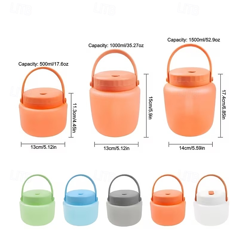 Seau et sac de conservation des aliments en silicone de 500/1000/1500 ml, organisateur alimentaire adapté au réfrigérateur pour les céréales, les légumes, la viande et les ingrédients de cuisine, de 2026 ? $16.99 –P9