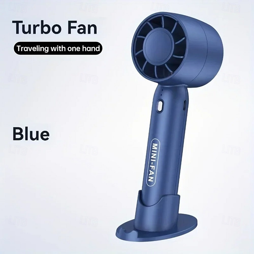 3-biegowy, ręczny wentylator turbo – ładowany przez USB, składany, do biura i podróży &zewnętrzna, długotrwała chłodziarka, przenośny wentylator do rzęs, dedykowana suszarka, suszarka do rzęs, 2026 - $10.99 –P18