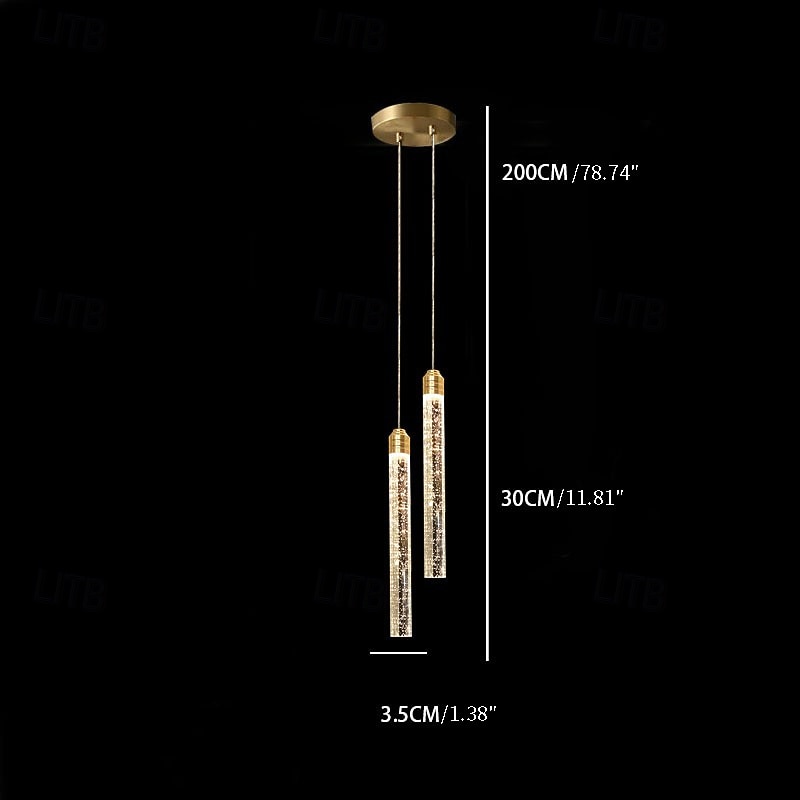 10 cm Design de Cluster Desenho Único Luzes Pingente Metal Galvanizar Moderno Estilo nórdico 85-265V de 2026 por $61.99 –P2