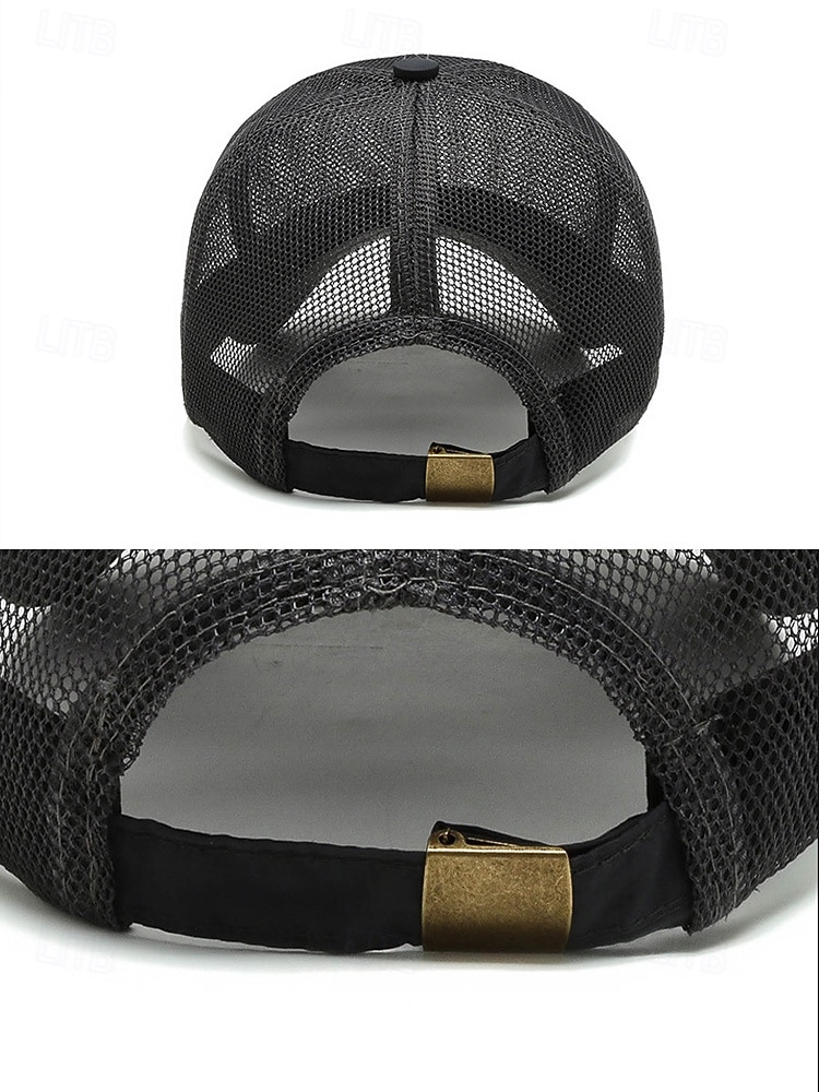Casquette de baseball pour homme en polyester respirant, style trucker multicolore ajustable, idéale pour les vacances à la plage, les tenues décontractées, la course à pied, la randonnée et les sports de plein air. de 2026 ? $9.99 –P11
