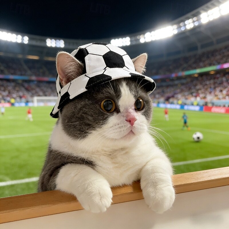 шапка для питомца с футбольным рисунком 2026 - $15.99 –P2