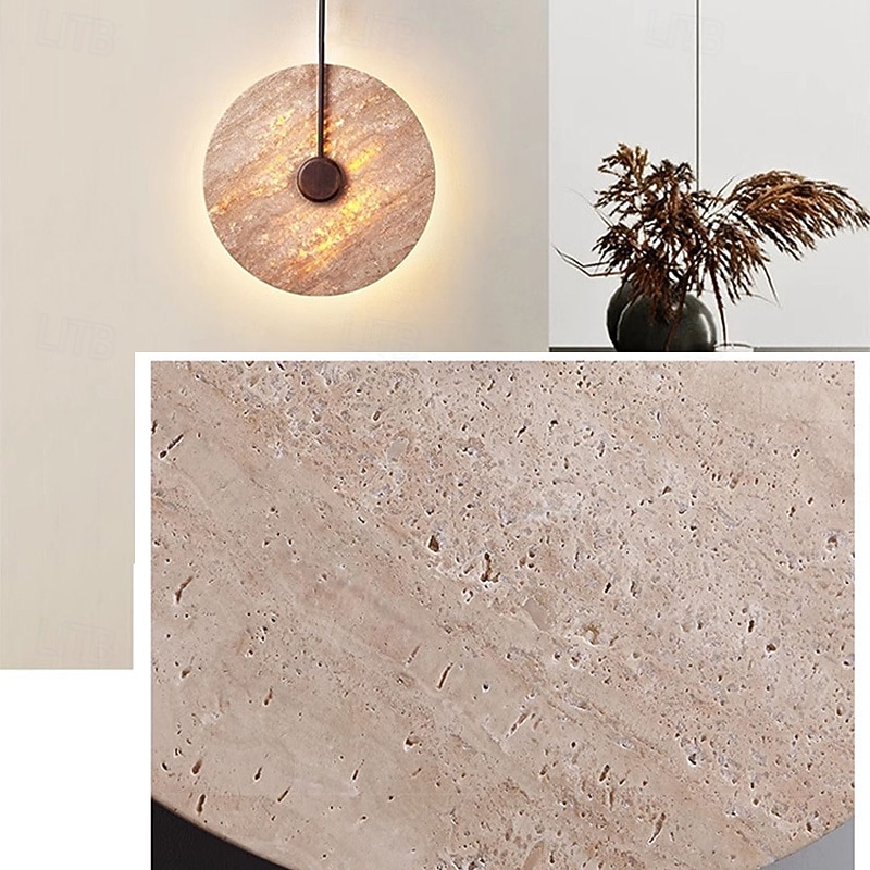 Kinkiety do sypialni, montowane przy łóżku, lampa z kamiennym kloszem, industrialne, podłączane na stałe do sypialni, salonu i hotelu, 110-240 V 2026 - $268.79 –P8