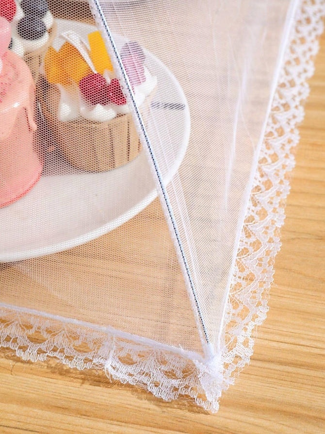 1 stuk opvouwbare voedselafdekking van gaas, herbruikbaar &Wasbare, opklapbare voedseltenten voor picknicks, kamperen, barbecues en feestjes in de buitenlucht. &ontbijtspullen, stofwerende 2026 - $10.99 –P6