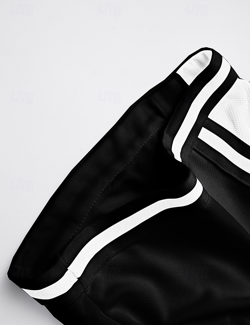 Homme Short actif Shorts de survêtement Shorts Shorts d'été Cordon de serrage Taille Élastique Bloc de Couleur Longueur Genou Occasionnel Quotidien Extérieur Sports Streetwear Noir Blanche de 2026 ? $14.99 –P10
