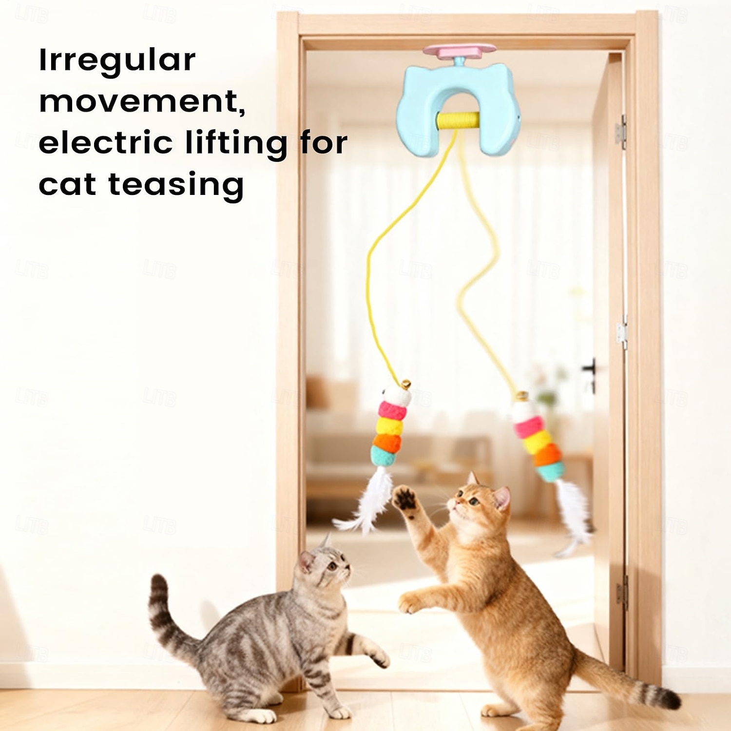 Giocattolo elettrico per gatti | Gioco interattivo elettrico per animali domestici - Giocattolo per gattini con sensore di movimento, per esercizio fisico, allenamento, arricchimento, sollievo dalla del 2026 a $13.99 –P7
