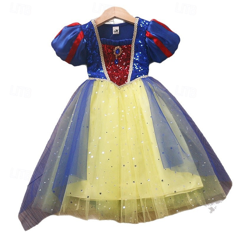 Snøhvit Snøhvit Prinsesse Kjoler Cosplay kostyme Drakter Film Mote søt stil Tutuer for Jente Barne Maskerade Daglig Fest Ferie 2026 - $41.99 –P8