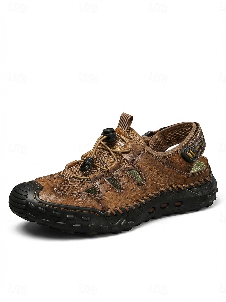 Weiße Herren-Fischersandalen, leichte und bequeme Schnürschuhe für Freizeit, Urlaub, Sommeraktivitäten und den lässigen Alltag. 2026 - $54.99 –P6