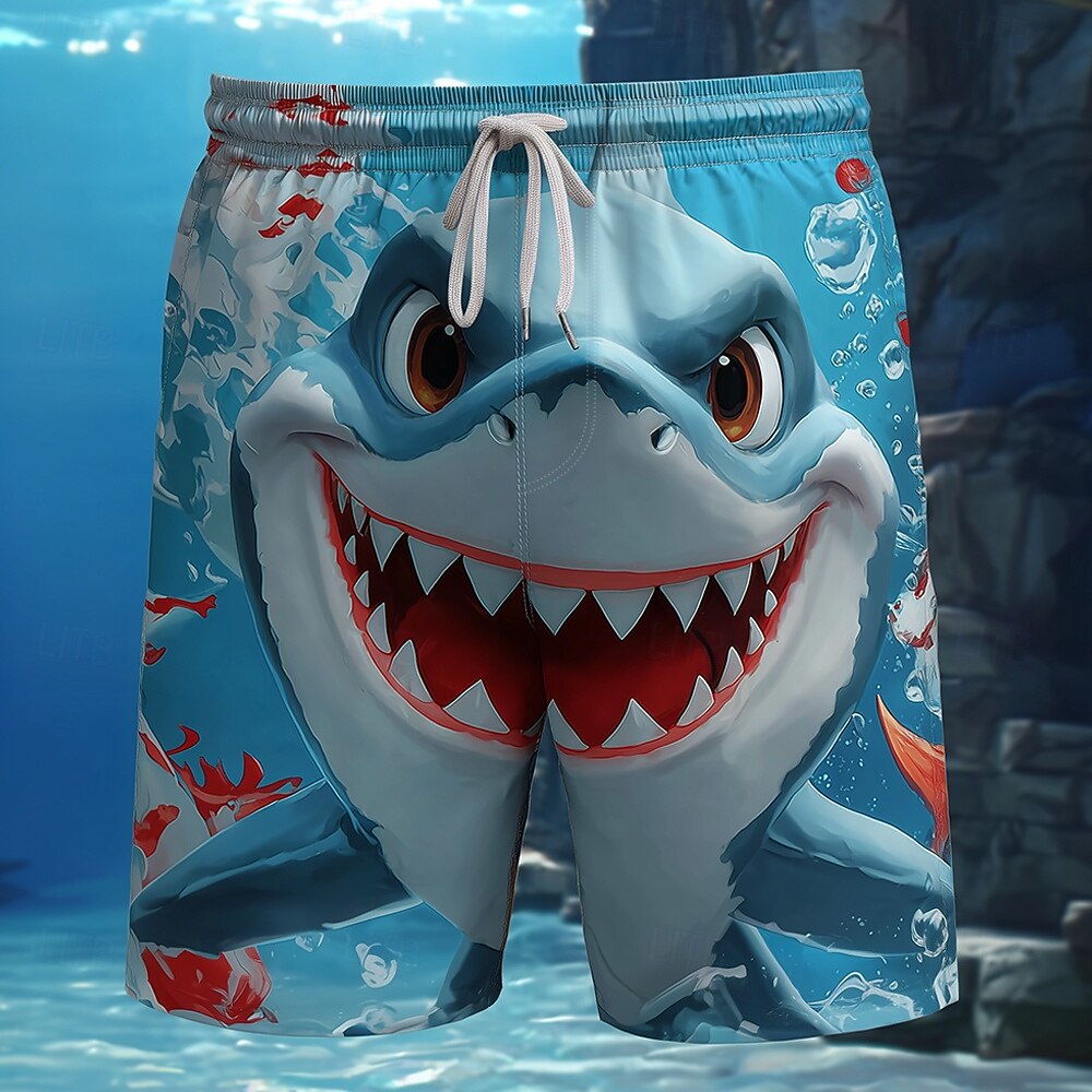 Per uomo Squalo Divertente animali dei cartoni animati Costumi da bagno Costumi da bagno Pantaloncini da bagno Pantaloncini da Surf Misura del girovita medio Hawaiano Vacanza al Mare Tasche Laterali del 2026 a $20.99 –P1