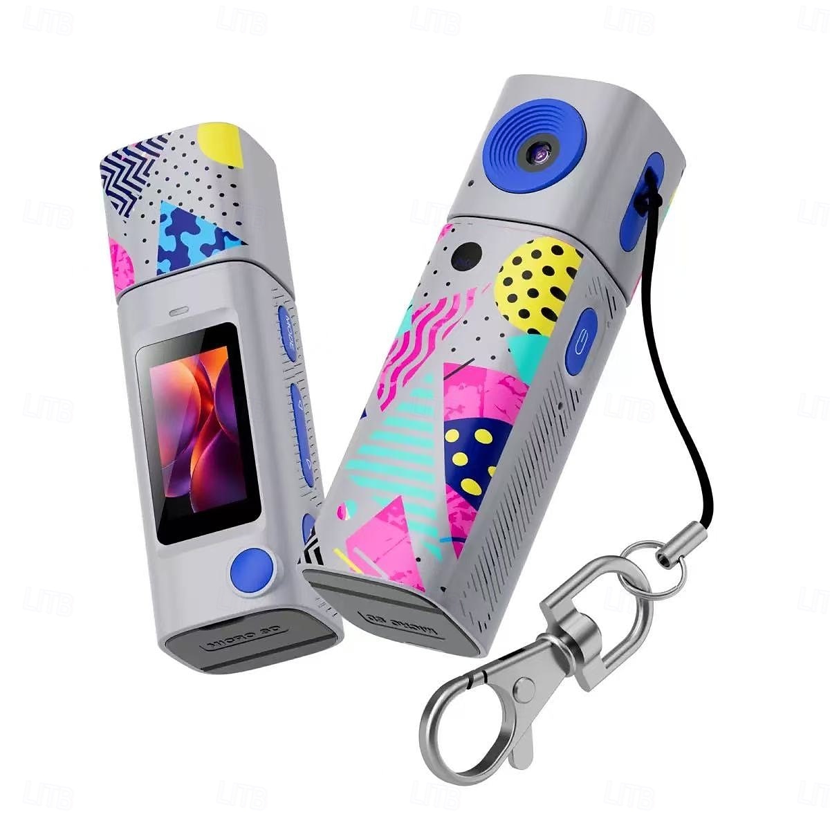 Mini kamera G10 dla dzieci i nastolatków, cyfrowa kamera wideo 2K HD z obiektywem obrotowym 230° &Ekran TFT, kompaktowa, przenośna kamera do vlogów, modny prezent urodzinowy dla chłopców i dziewcząt z 2026 - $46.99 –P16