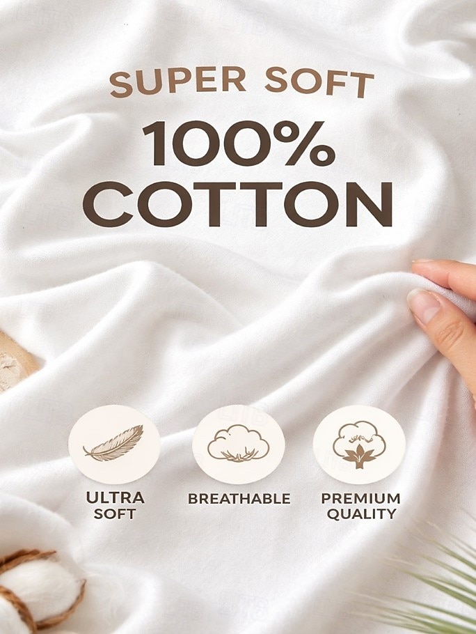 Dame 100% قطن Kontrast blonder Stilfull Klassisk Kortermet Crew-hals Vanlige topper Avslappet Svart Hvit Sommer Vår 2026 - $24.99 –P1