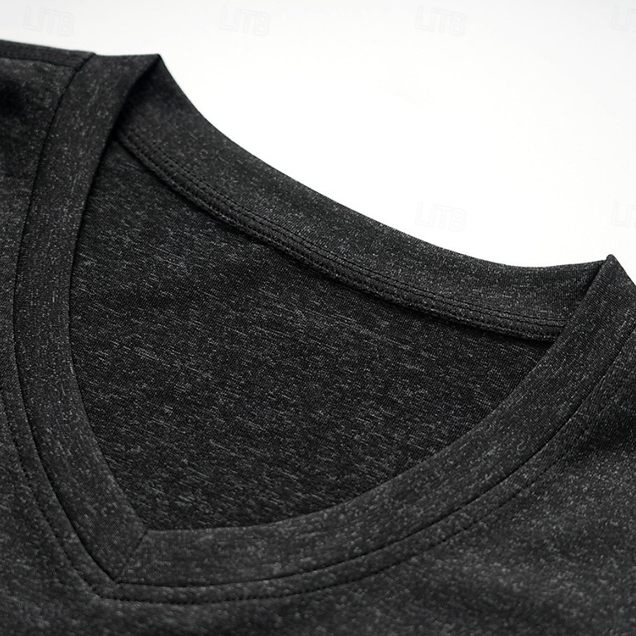 Femmes T-shirt Couleur Unie Élégant Basique Manche Courte Col en V Hauts Réguliers Occasionnel Sports Week-end Noir Vert Claire Rose Claire Violet Claire Gris Clair Été Printemps de 2026 ? $21.99 –P18