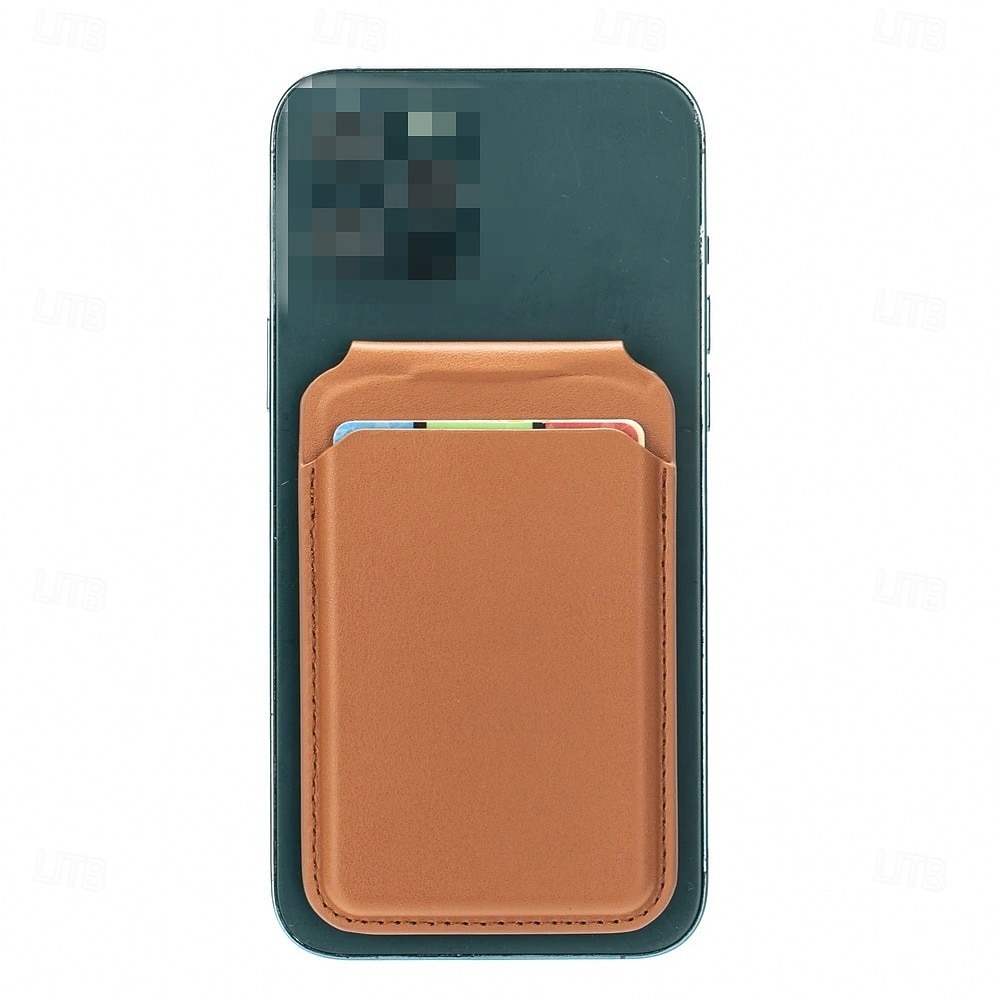 Portefeuille magnétique robuste en cuir avec étui de rangement et support intégré, porte-cartes sécurisé, pochette de rangement pour cartes bancaires et d'identité, accessoires pour porte-cartes en de 2026 ? $23.99 –P19