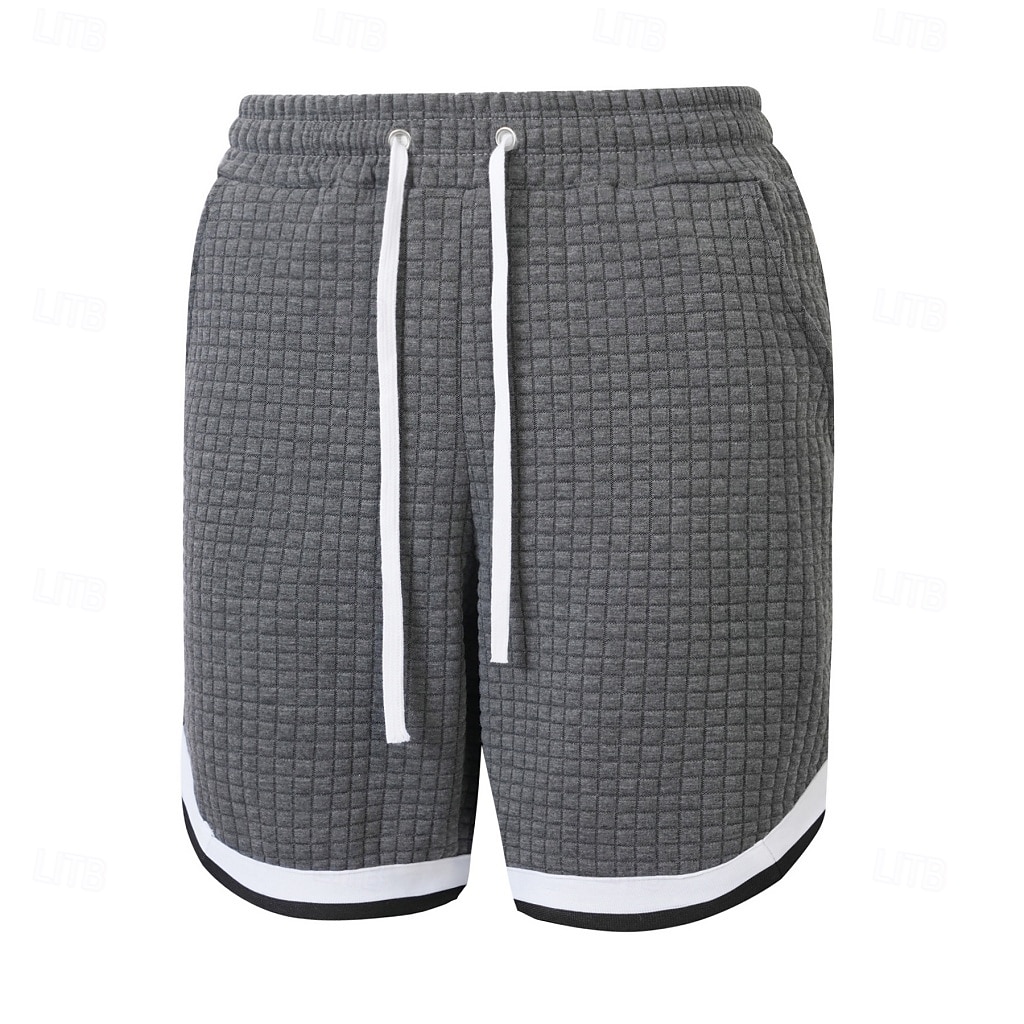 Per uomo Pantaloncini Waffle Shorts Pantaloncini Estivi Shorts da Spiaggia Pantaloncini casual Tasca Elastico in vita Blocco di colori Comodità Traspirante Lunghezza al ginocchio Casuale All'aperto del 2026 a $26.99 –P2