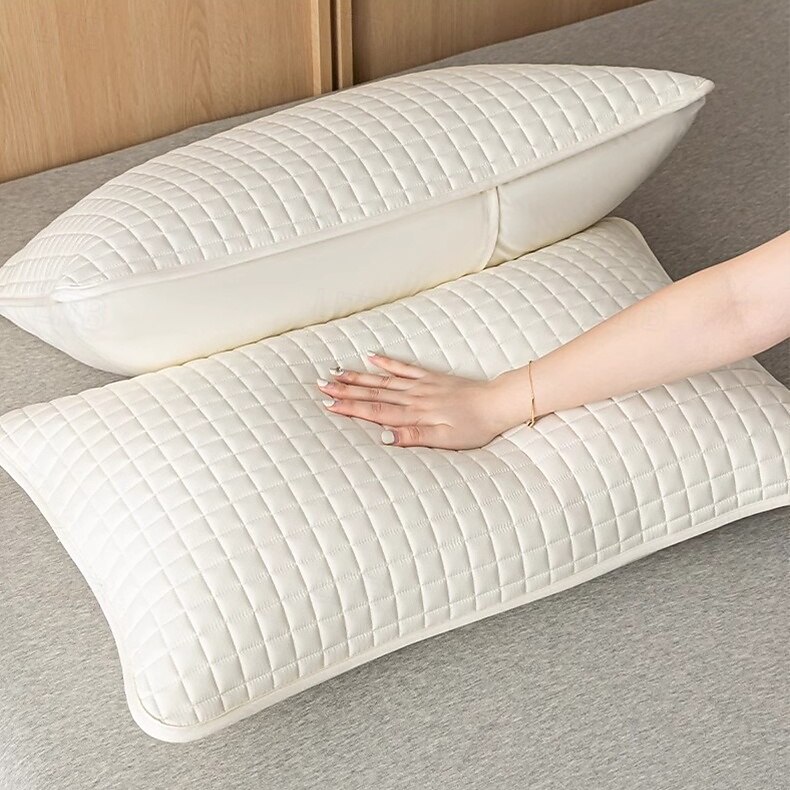 Capa de travesseiro acolchoada e impermeável, à prova de derramamentos, macia e respirável, com zíper, para cama, ideal para quarto e casa. de 2026 por $13.99 –P2