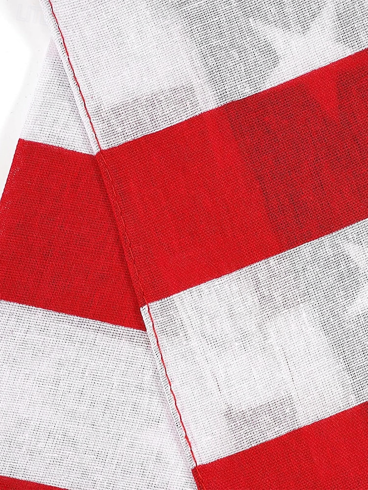 Dwuczęściowy zestaw bandany damskiej w stylu boho z bawełny z amerykańską flagą, uniwersalny szal na głowę i komin na 250. rocznicę USA, Dzień Niepodległości, festiwale i codzienny ubiór 2026 - $9.99 –P12
