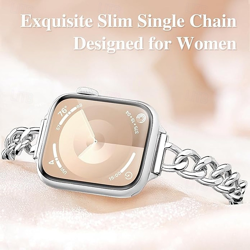 Modern Buckle Compatible with Apple Watch band 38mm 40mm 41mm 42mm 44mm 45mm 46mm 49mm Metal Clasp Adjustable Alloy Strap Replacement Wristband for iwatch Ultra 3 2 Series 11 10 9 8 7 SE 6 5 4 3 2 1 2026 - $13.99 –P13